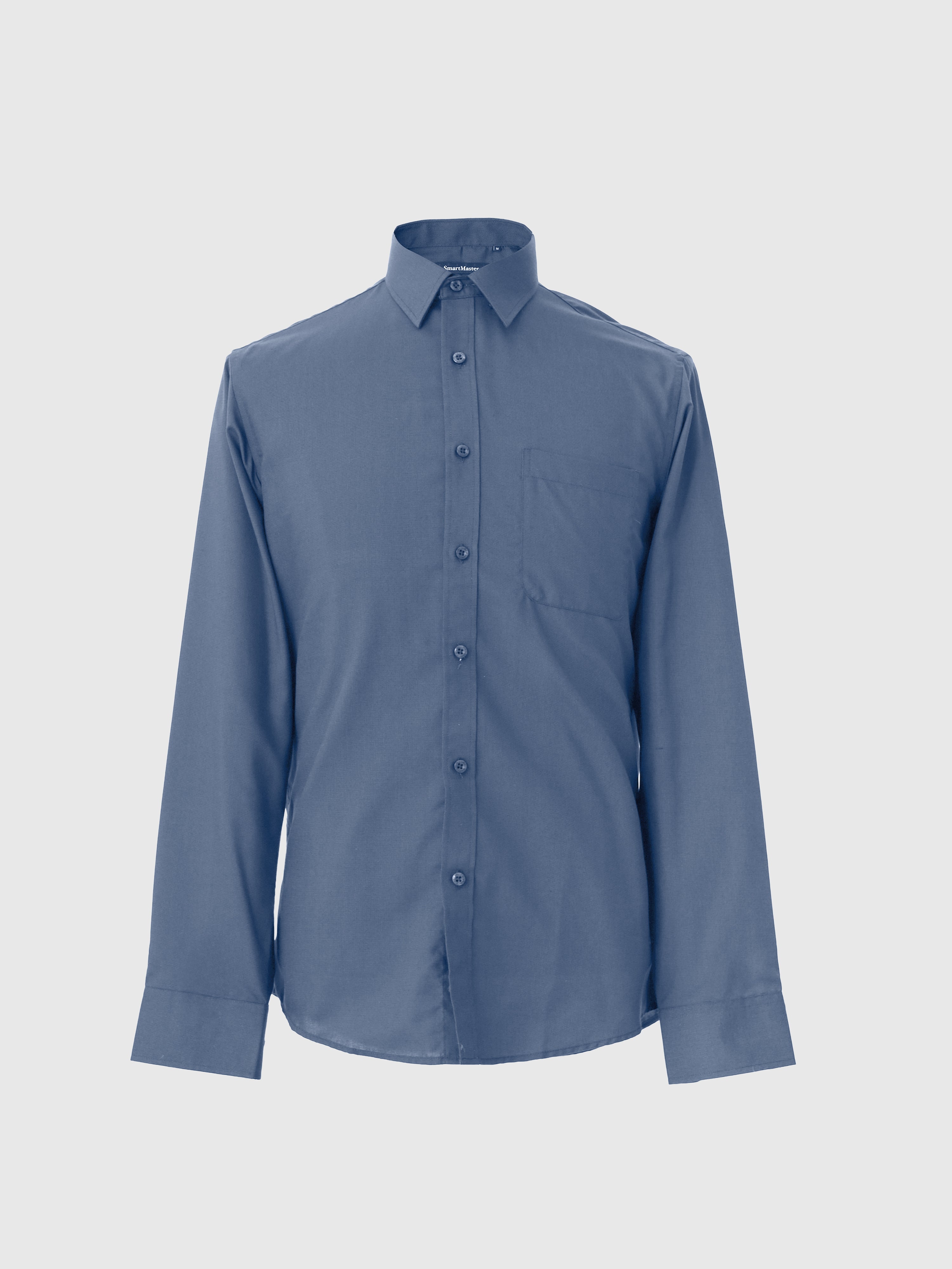 Dark Blue Cotton Formal Shirt Regular Fit