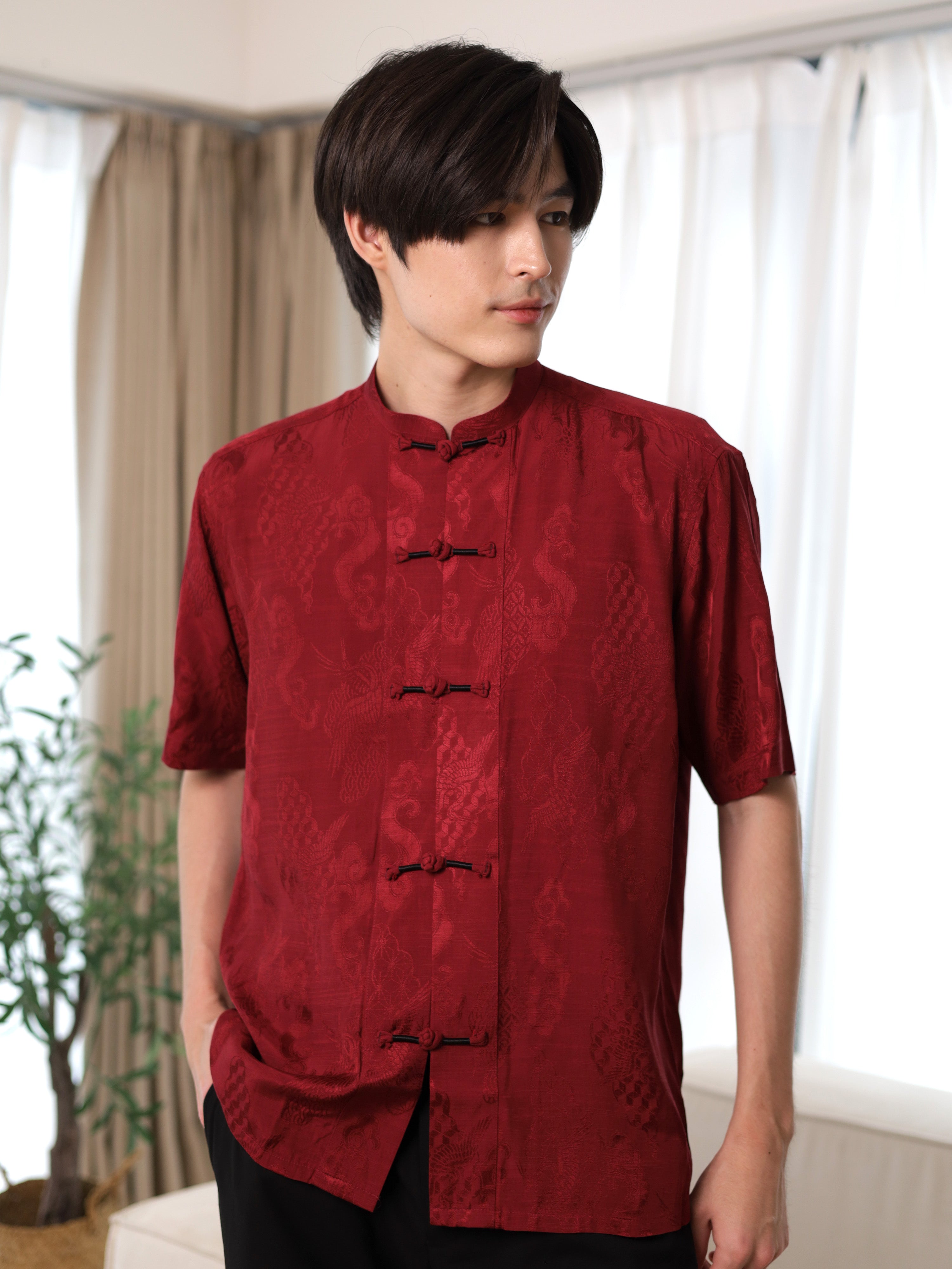Dragoncade Tang Shirt in Red