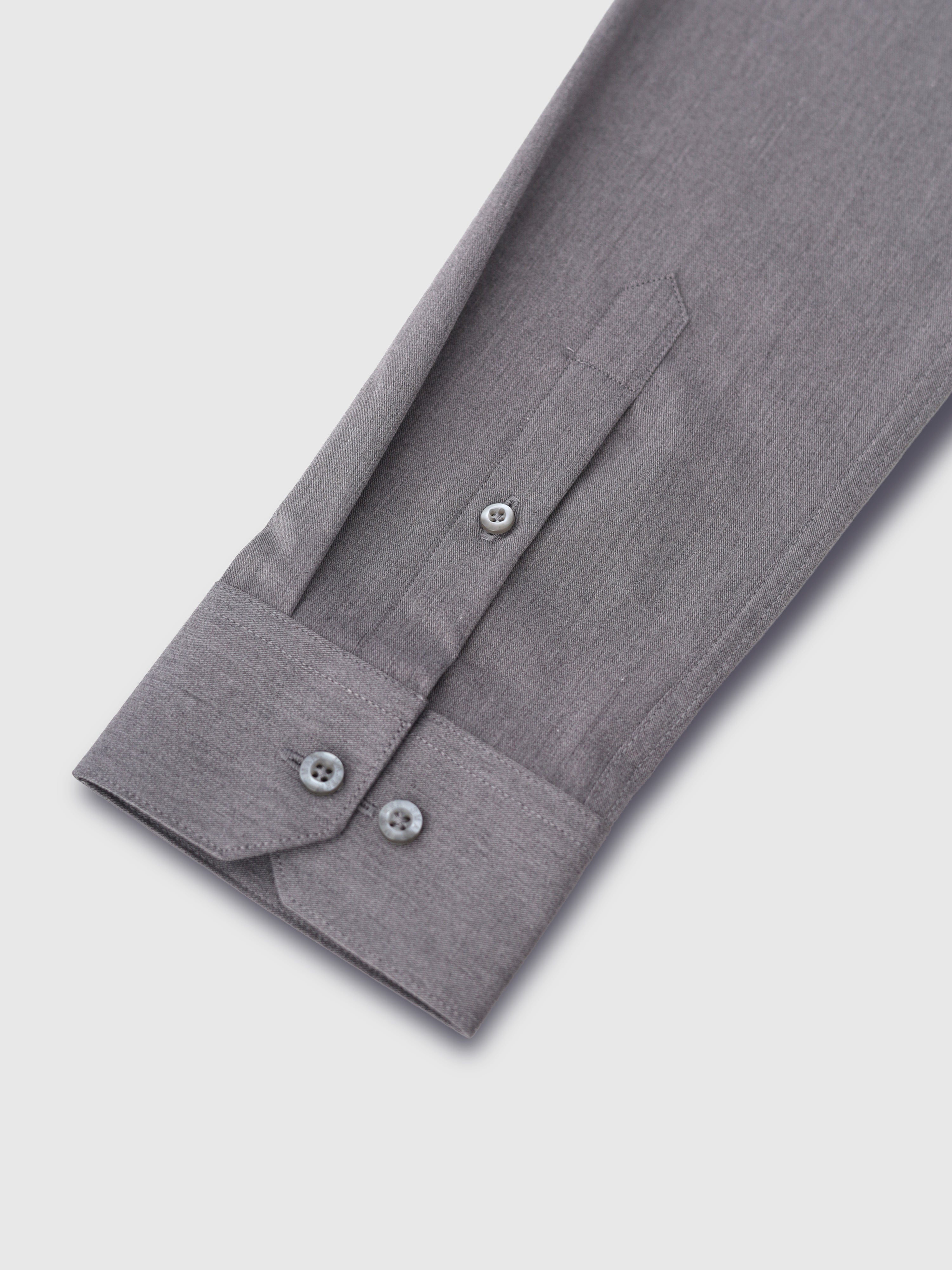Slim Fit Formal Shirt Grey