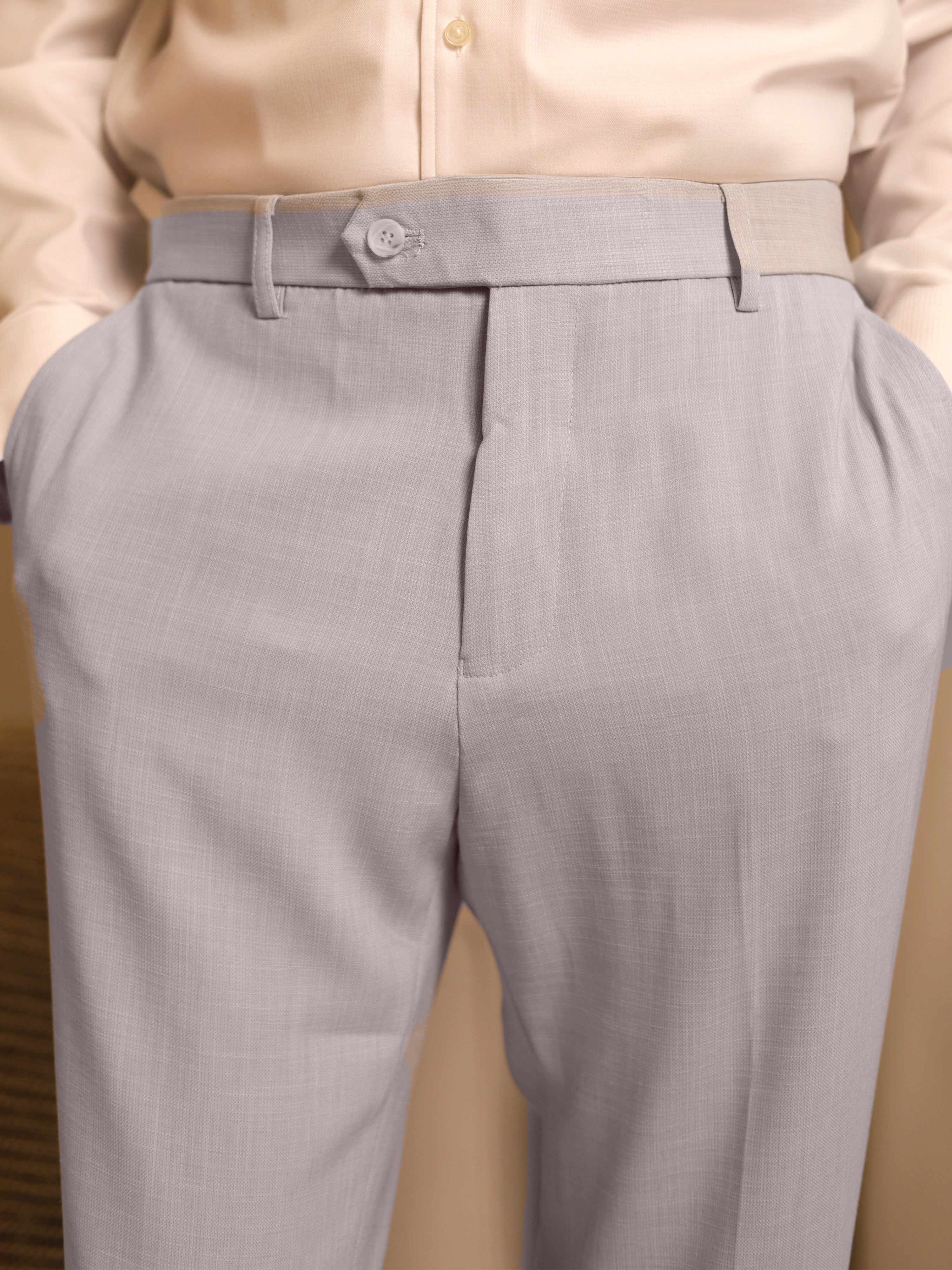 Neapolitan Formal Trousers in Light Blue