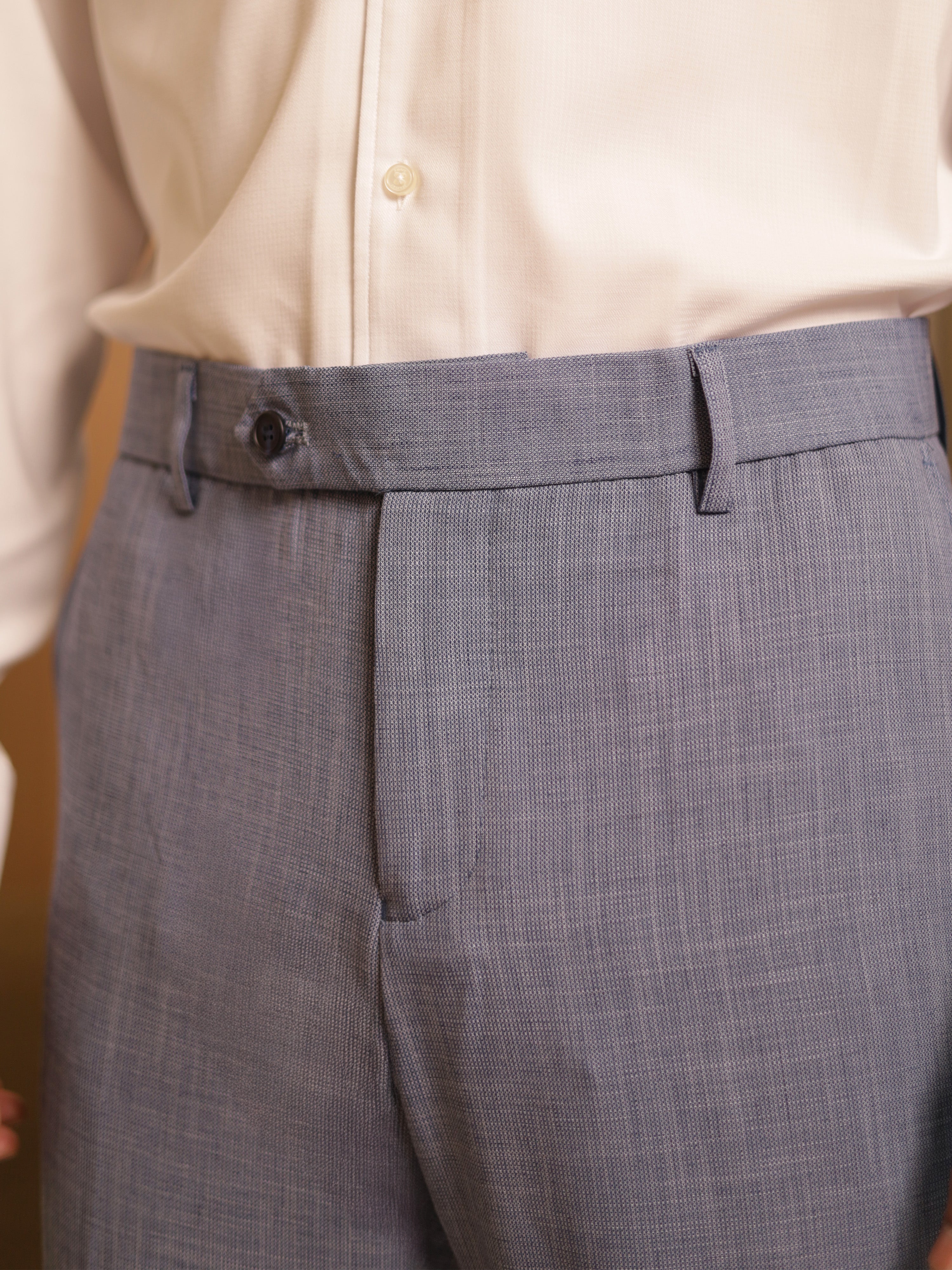 Neapolitan Formal Trousers in Blue