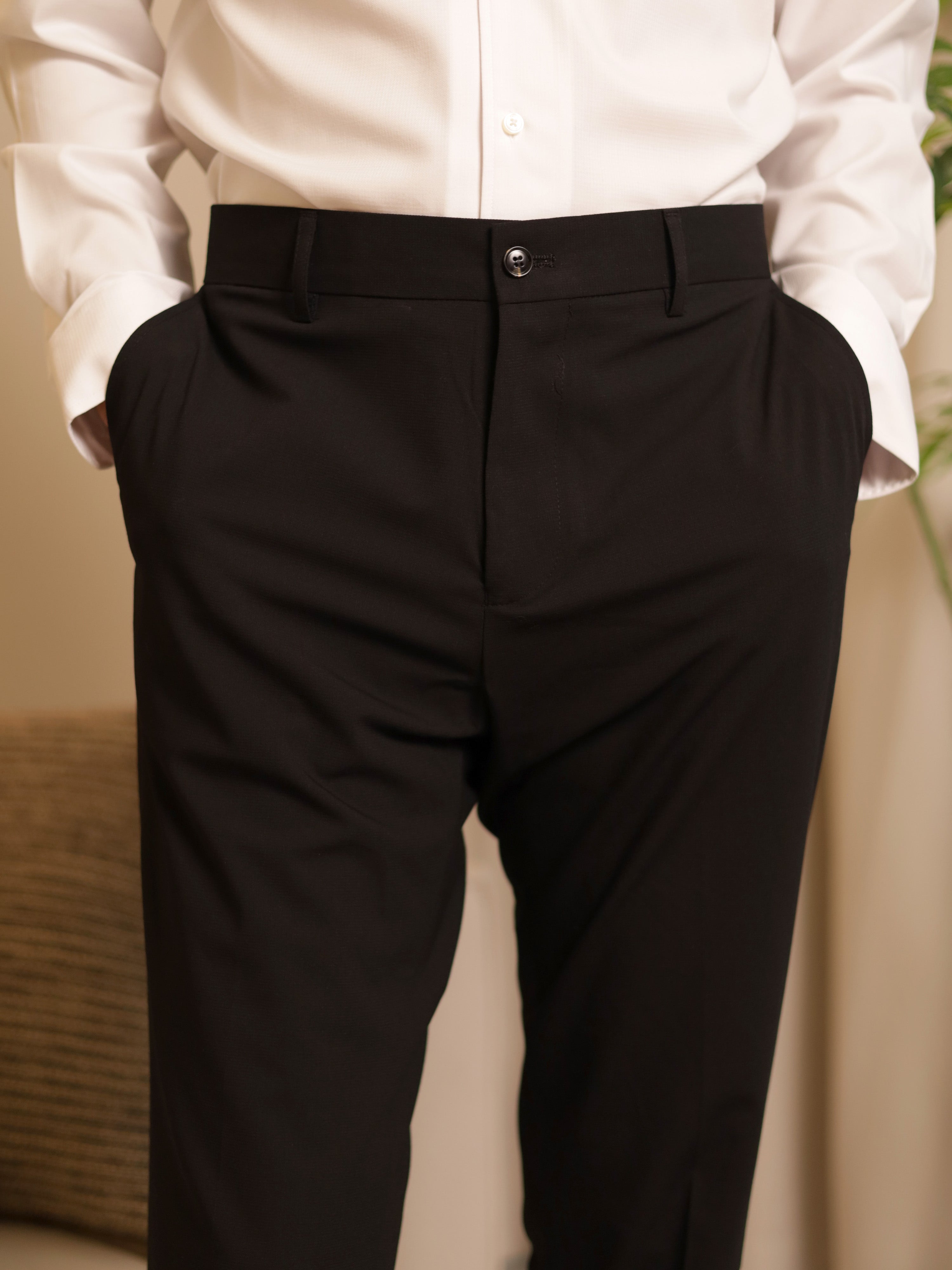 Neapolitan Formal Trousers in Black