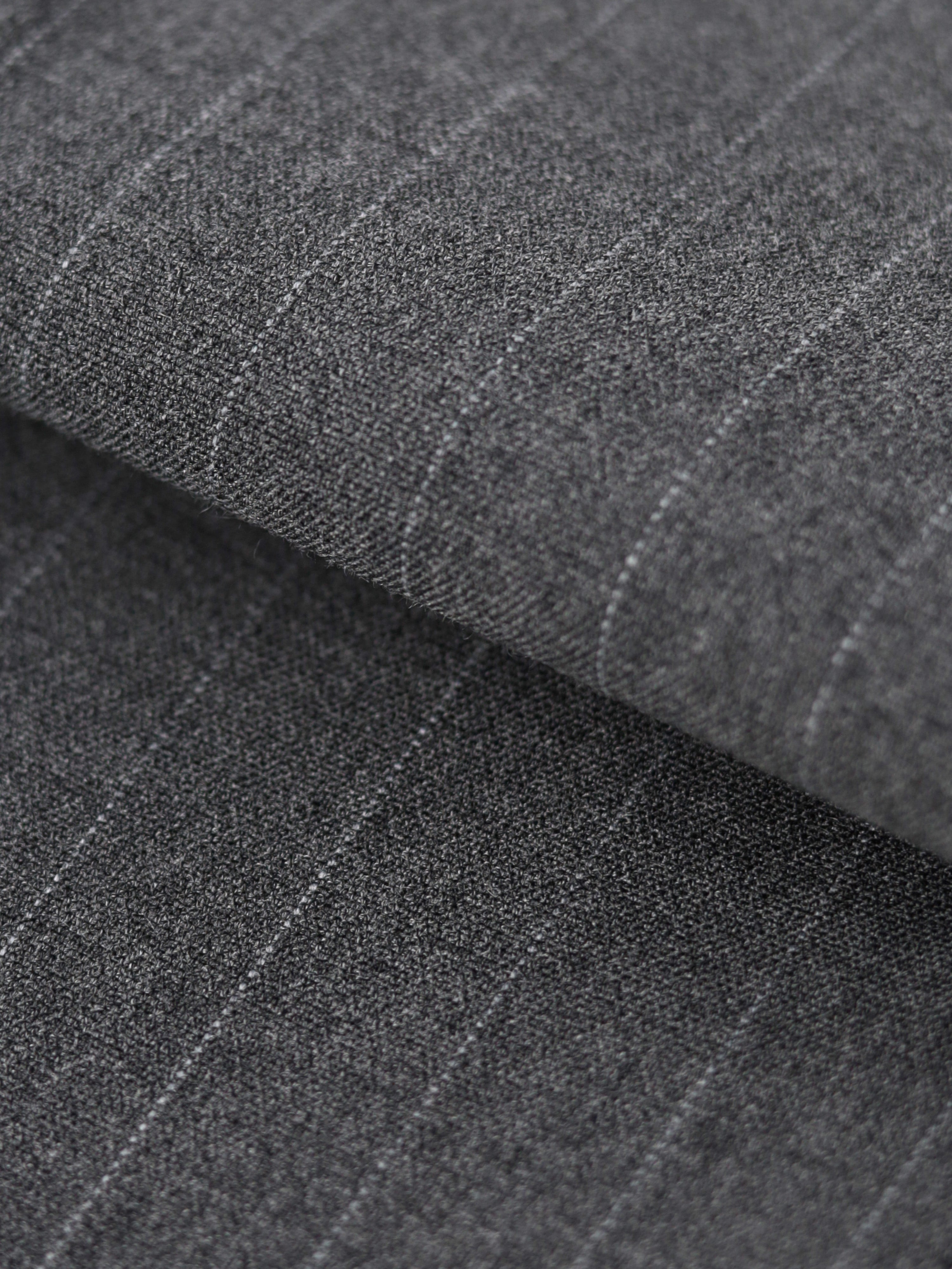 Pinstripe Grey Trousers