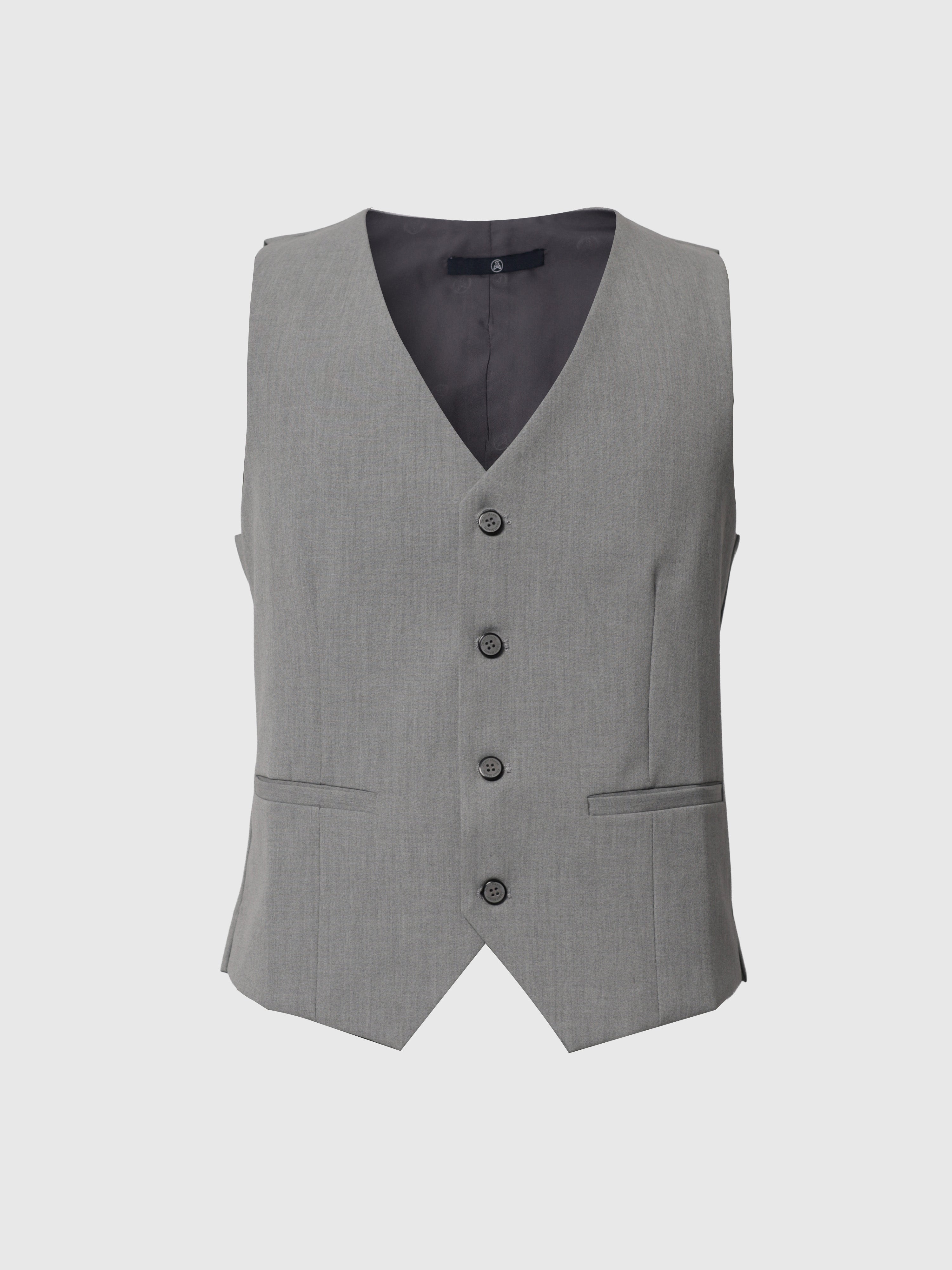 Formal vest Grey Skinny Fit
