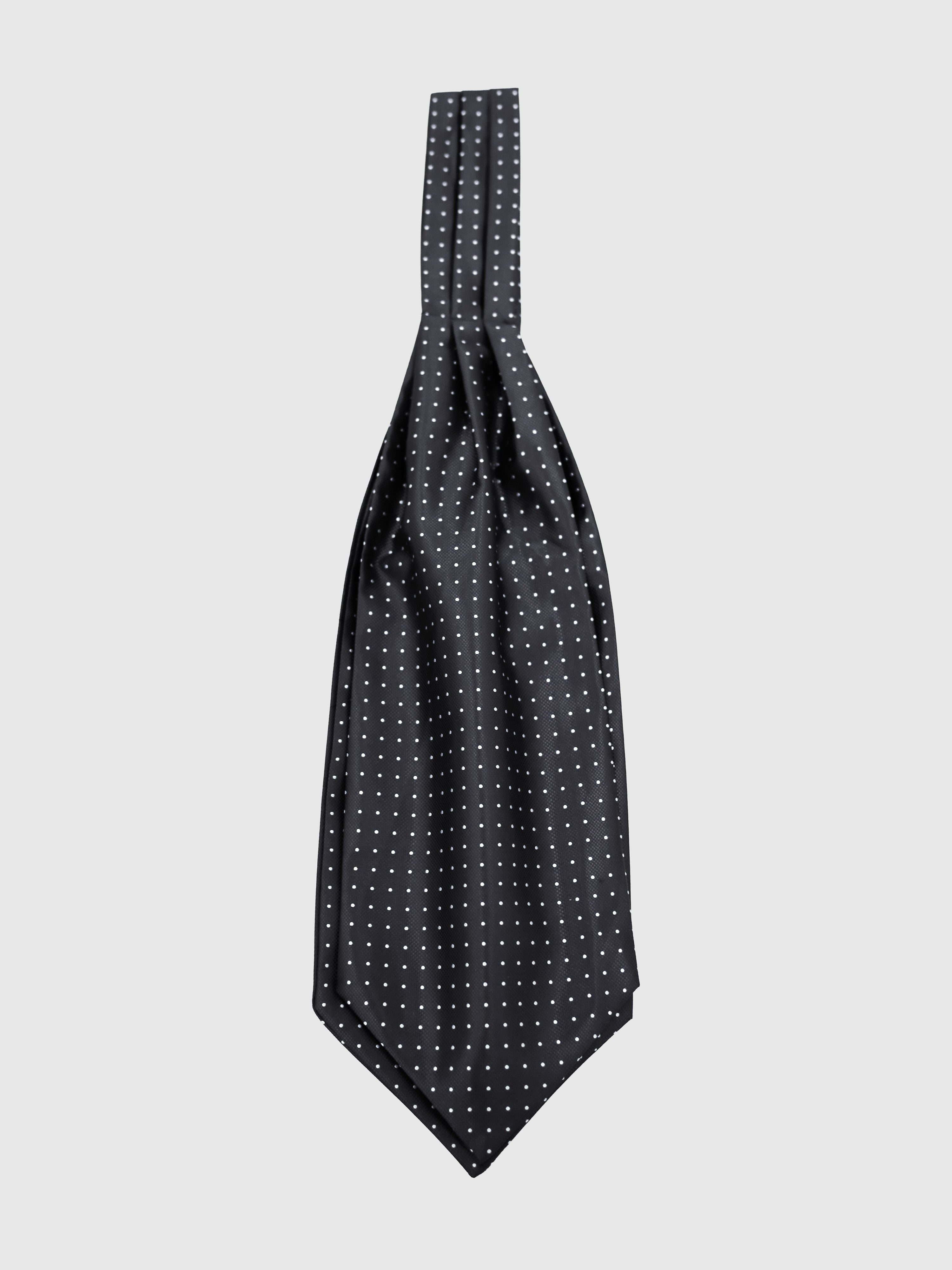 Ascot Tie Polka-dot Black