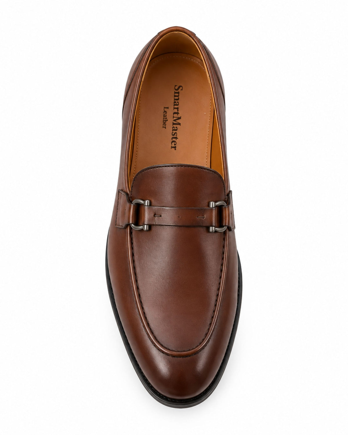 Horsebit Loafers in Medium Brown