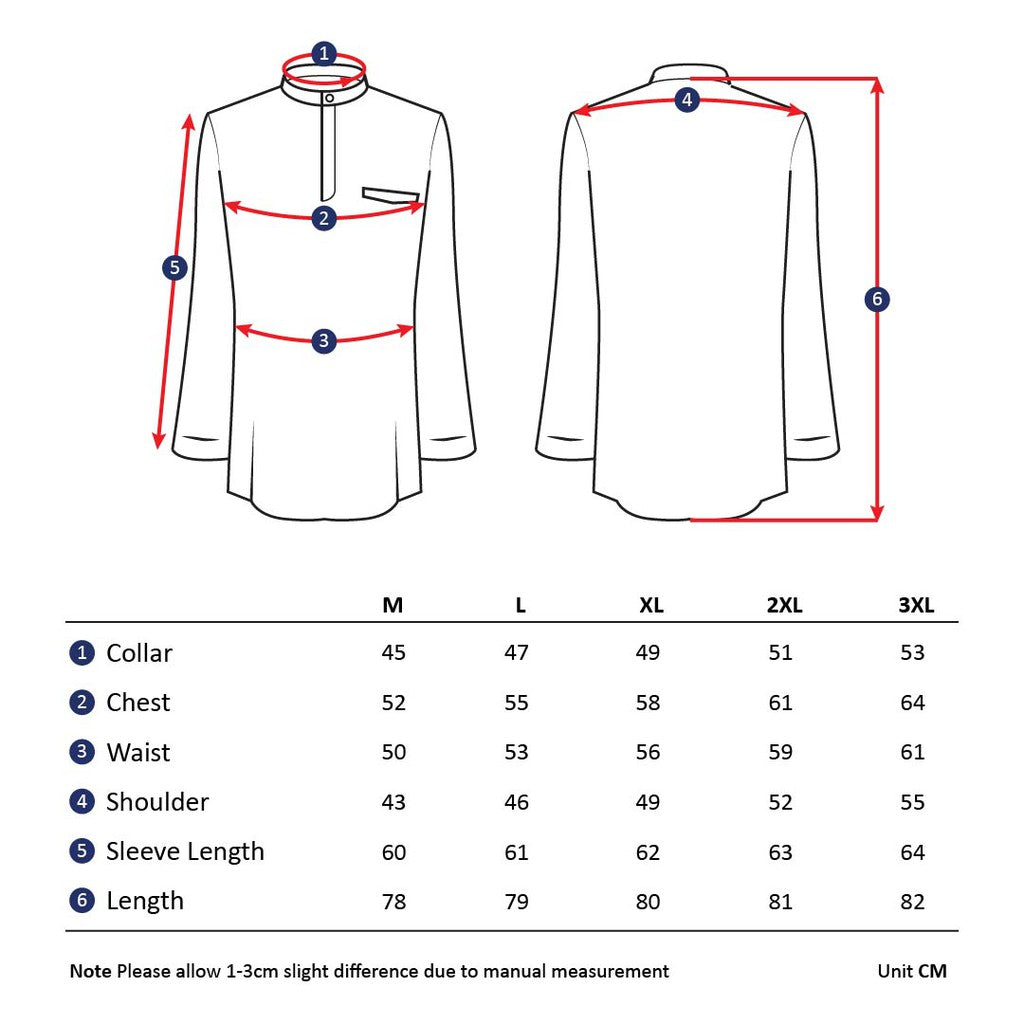 SmartMaster Collar Neck Design 3 Button Kurta