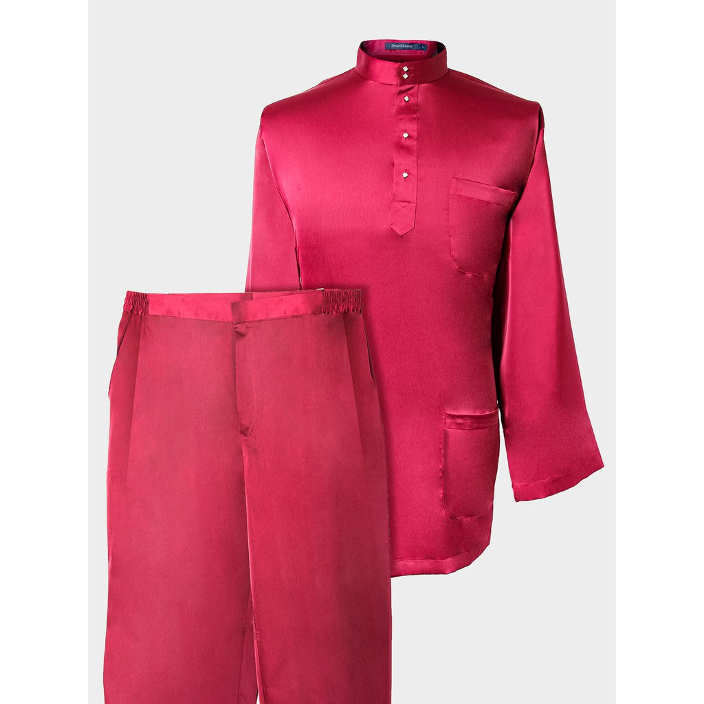 SmartMaster Simple Plain 5 Button Baju Melayu