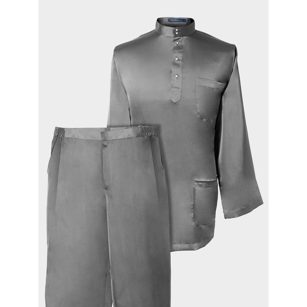 SmartMaster Simple Plain 5 Button Baju Melayu