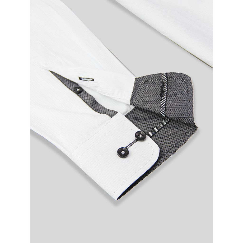 SmartMaster Men White Series Cotton Formal Shirt