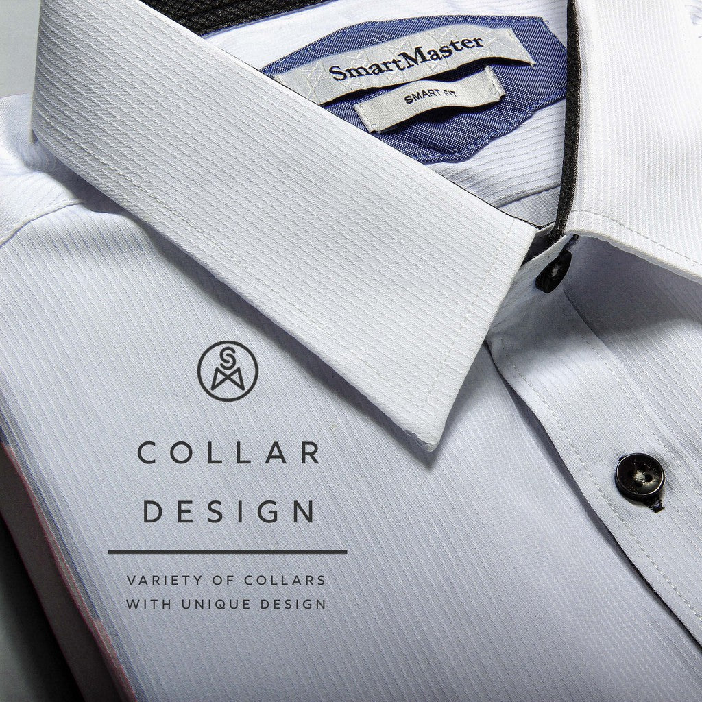 SmartMaster Men White Series Cotton Formal Shirt