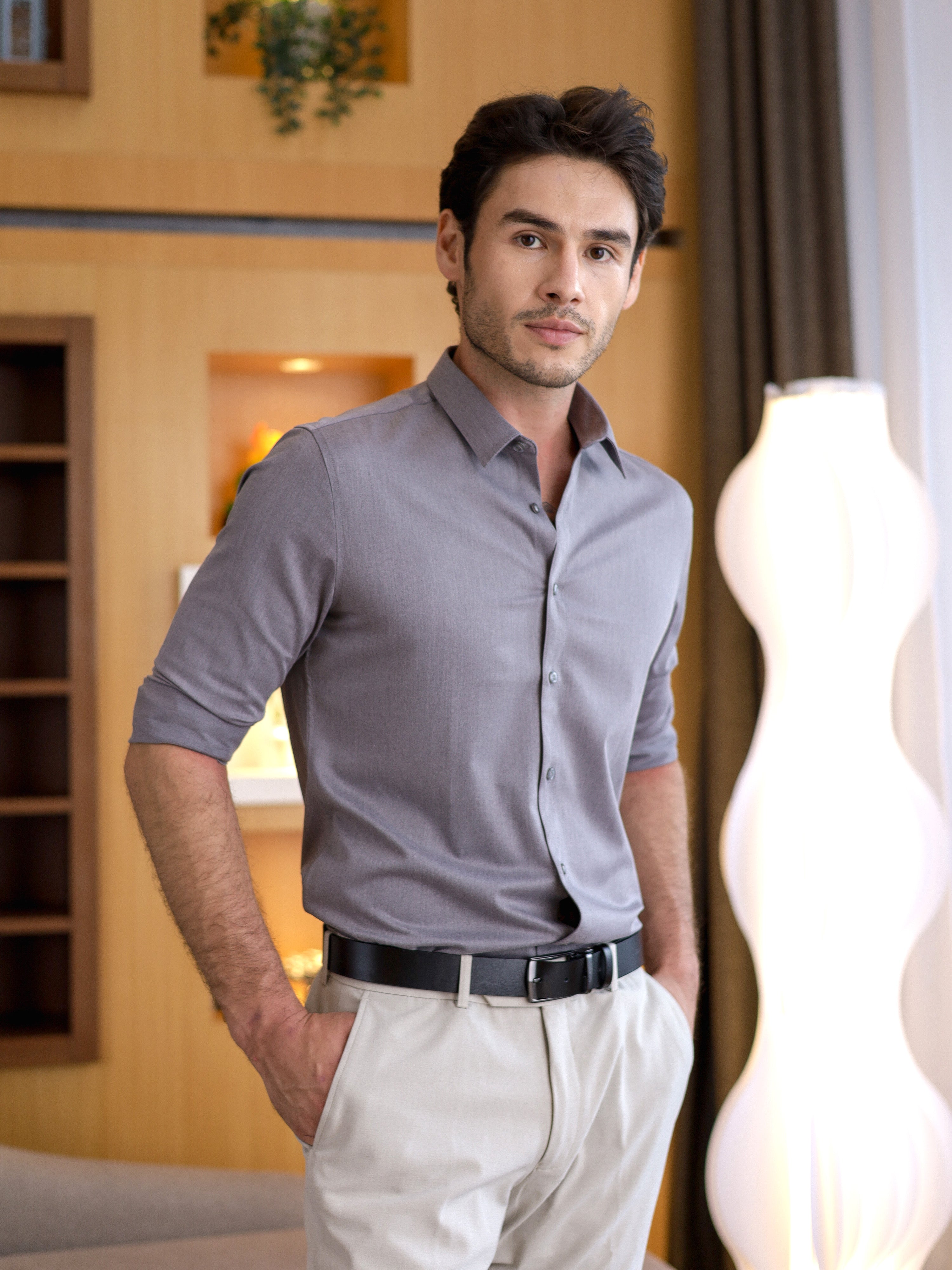 Slim Fit Formal Shirt White