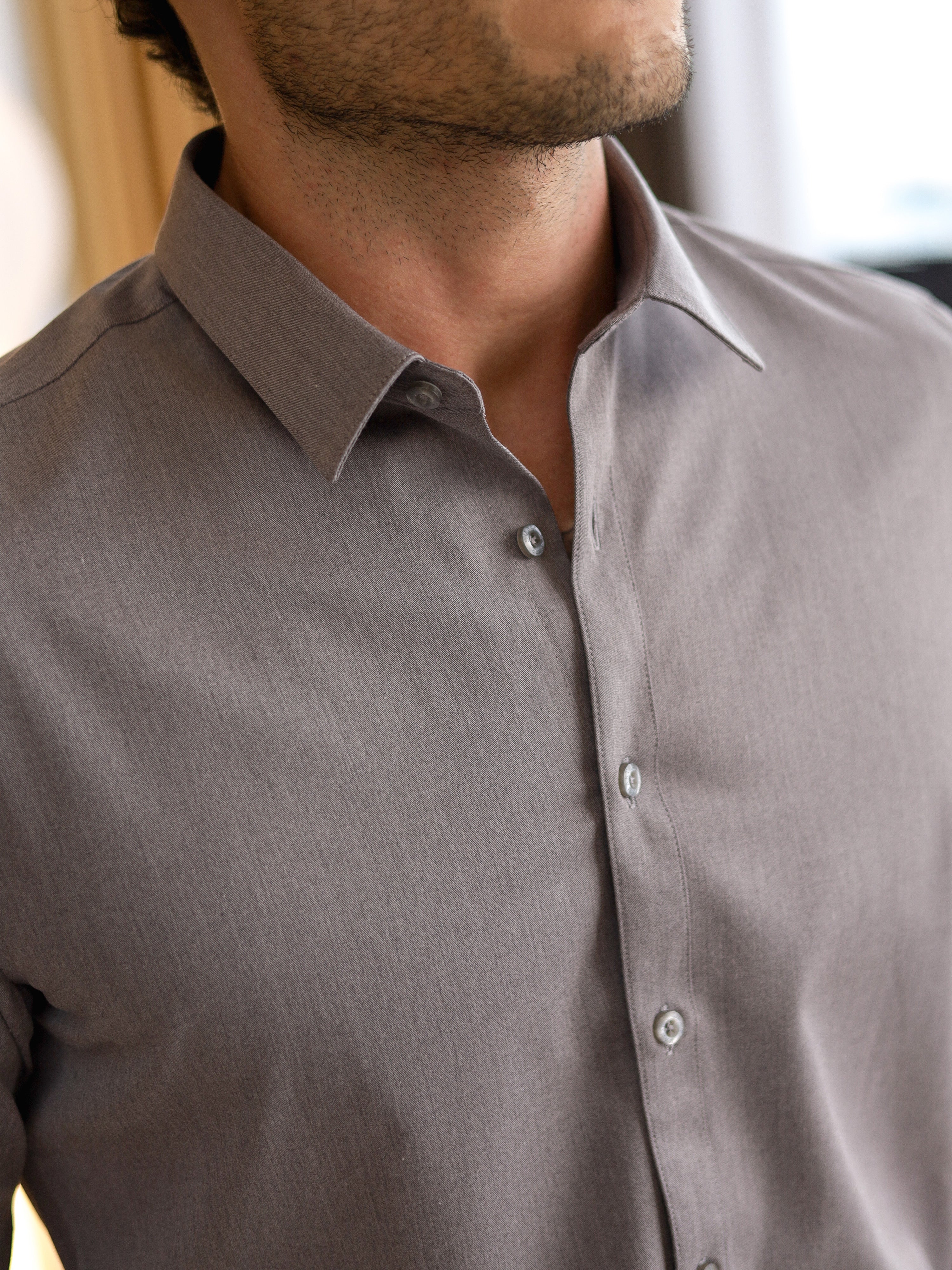 Slim Fit Formal Shirt White