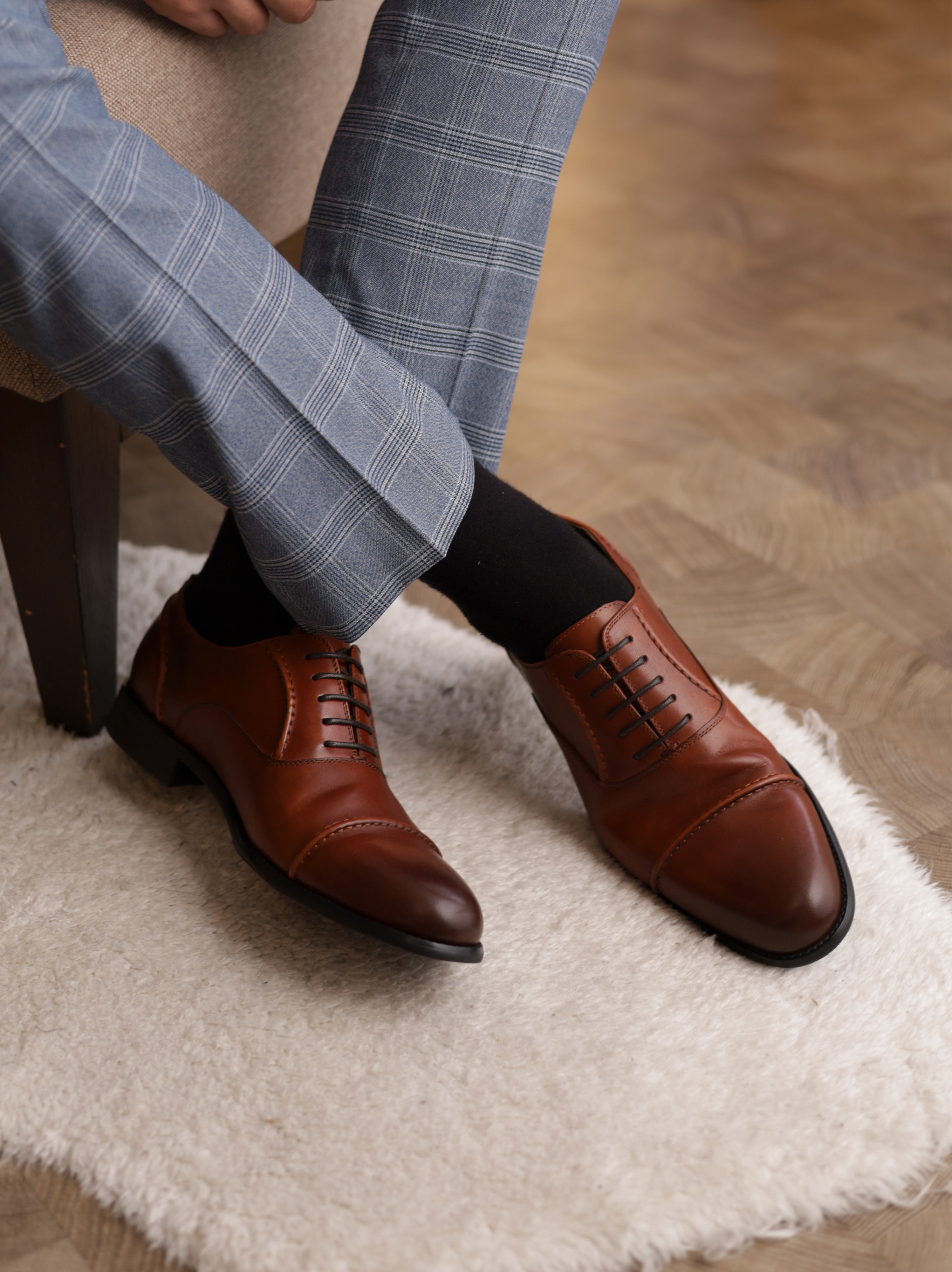 Oxford Leather Shoes Brown