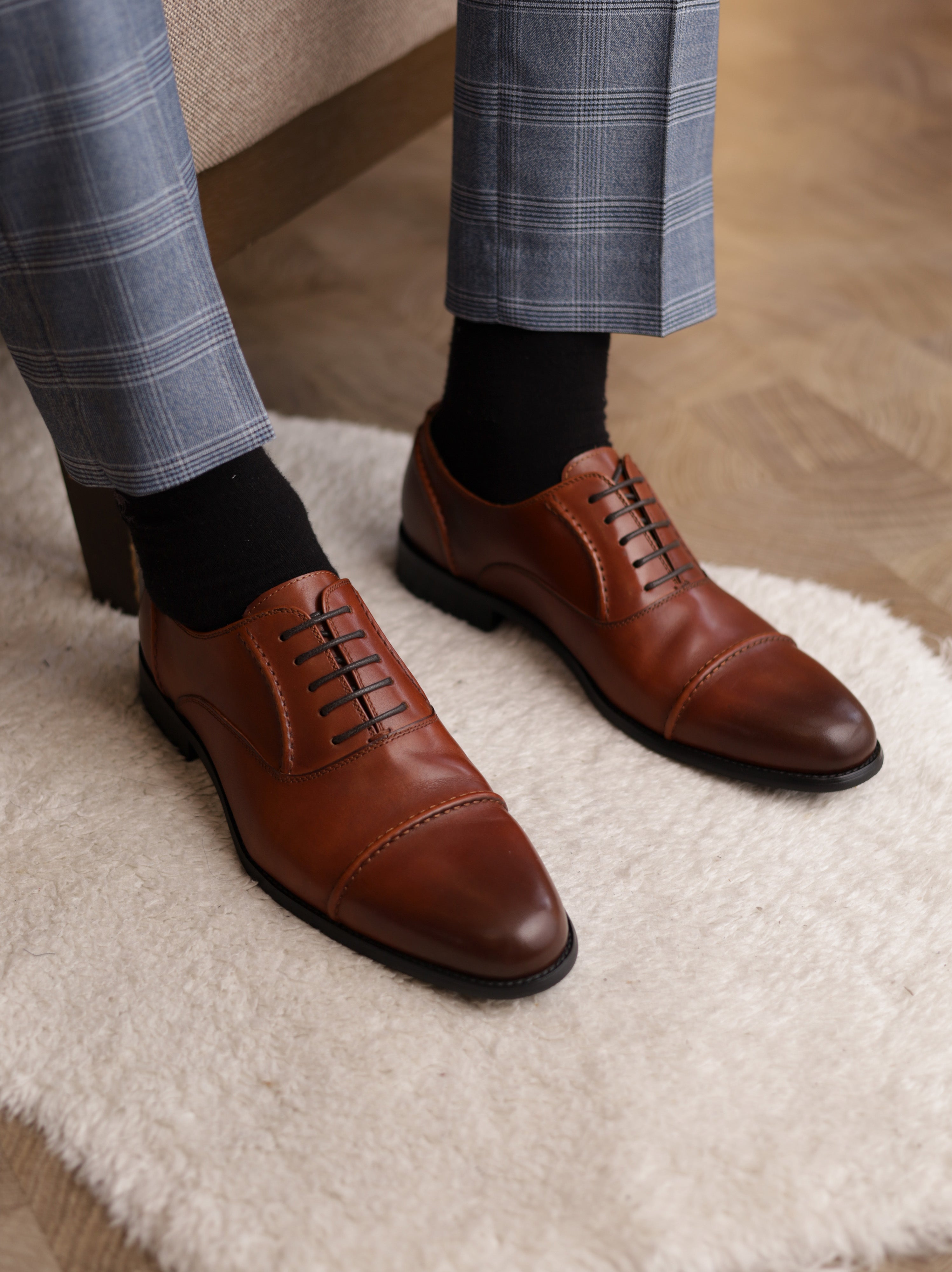 Oxford Leather Shoes Brown