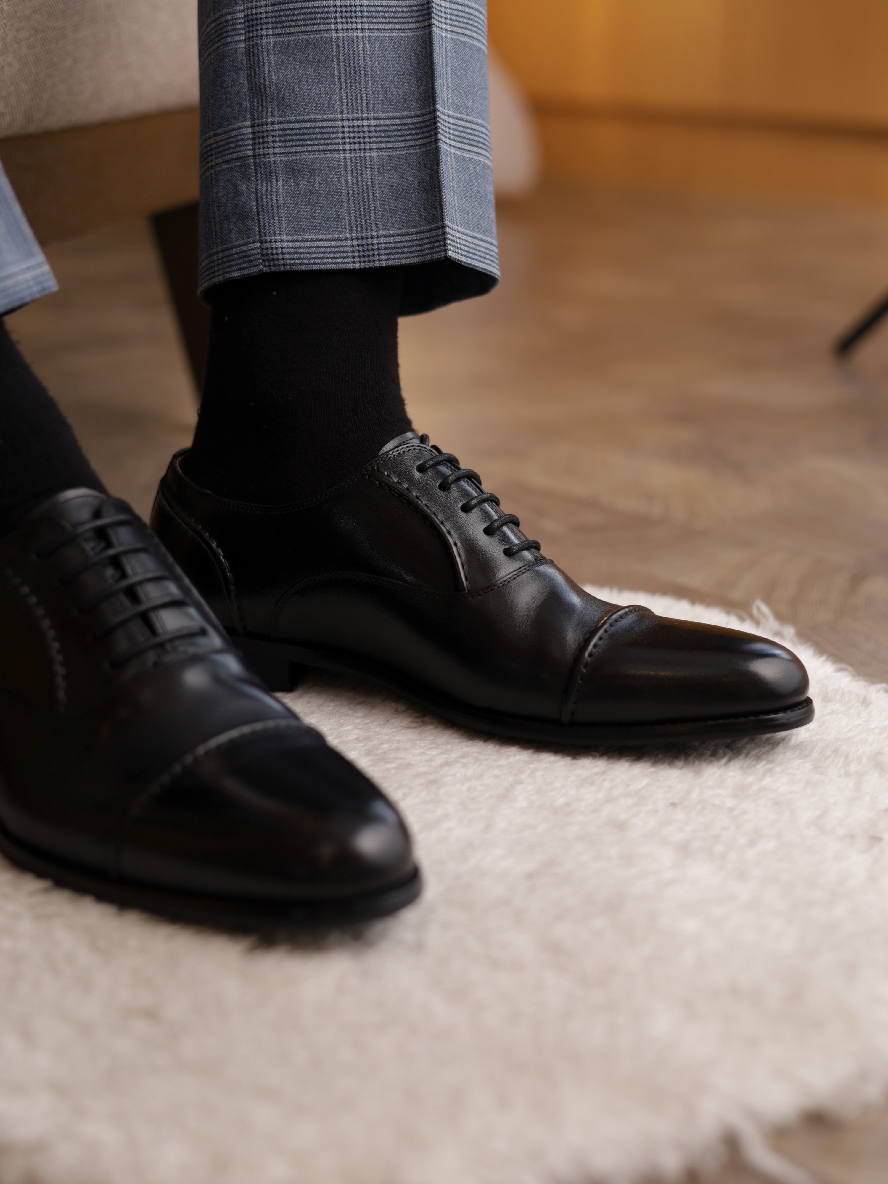 Oxford Leather Shoes Black