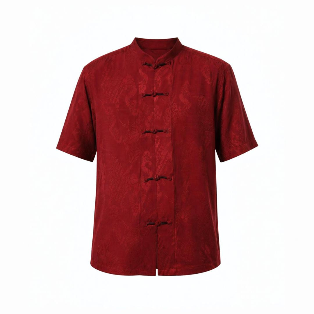 Dragoncade Tang Shirt in Red