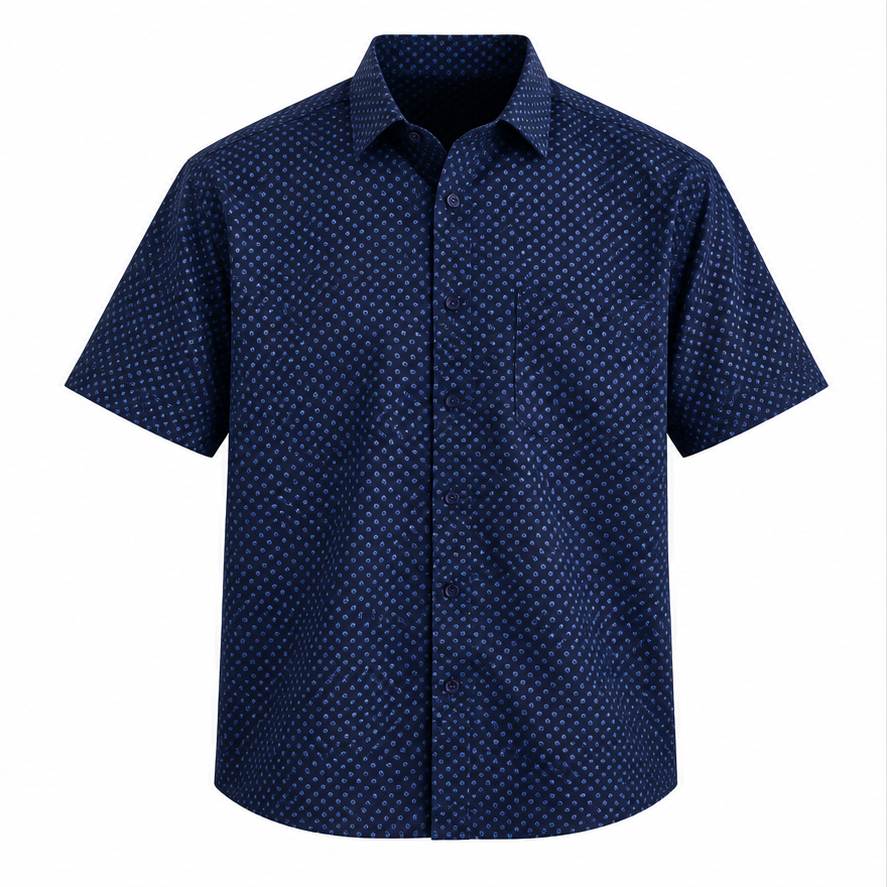 Herringsette Navy Casual Shirt