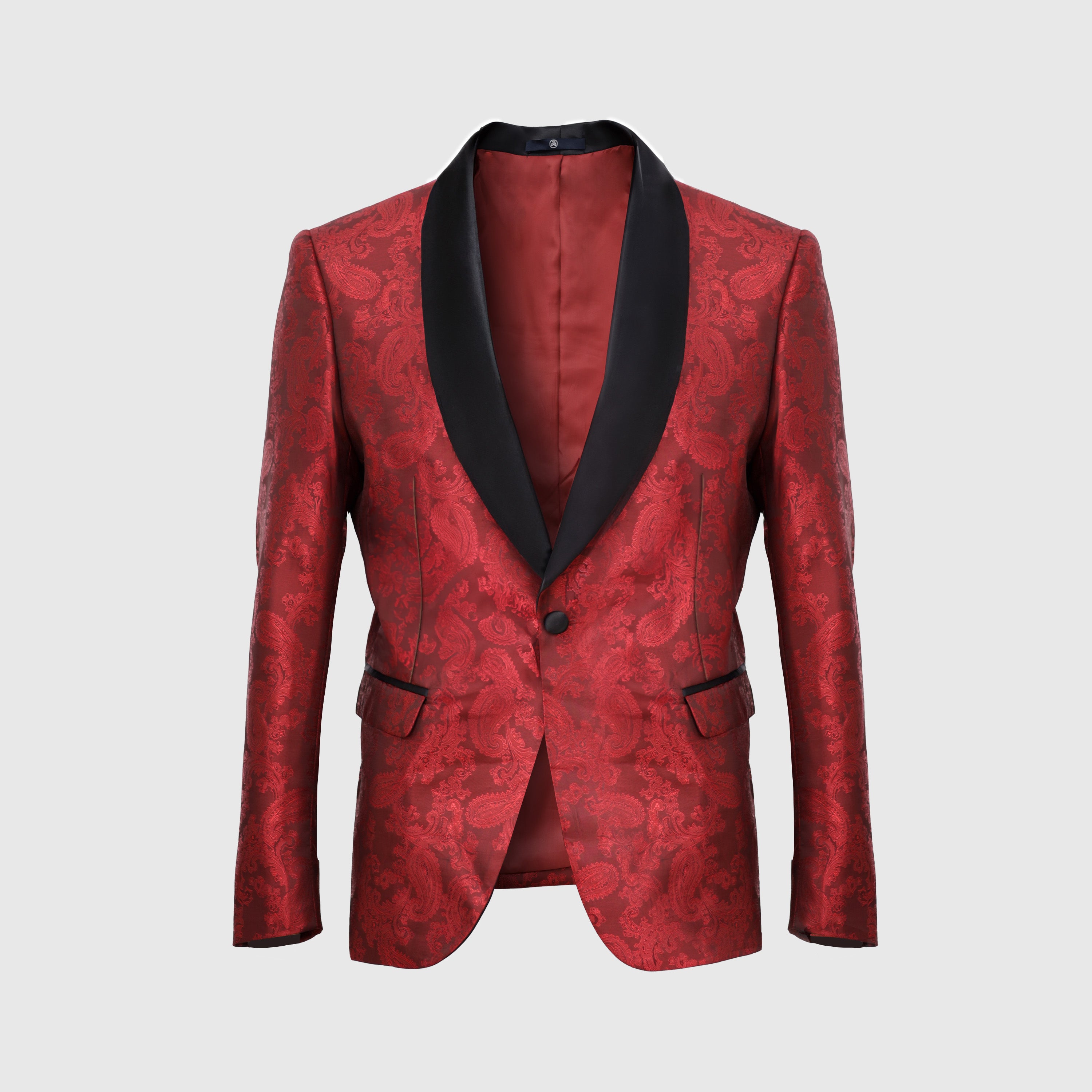 Paisley Tuxedo Slim Fit Formal Suit