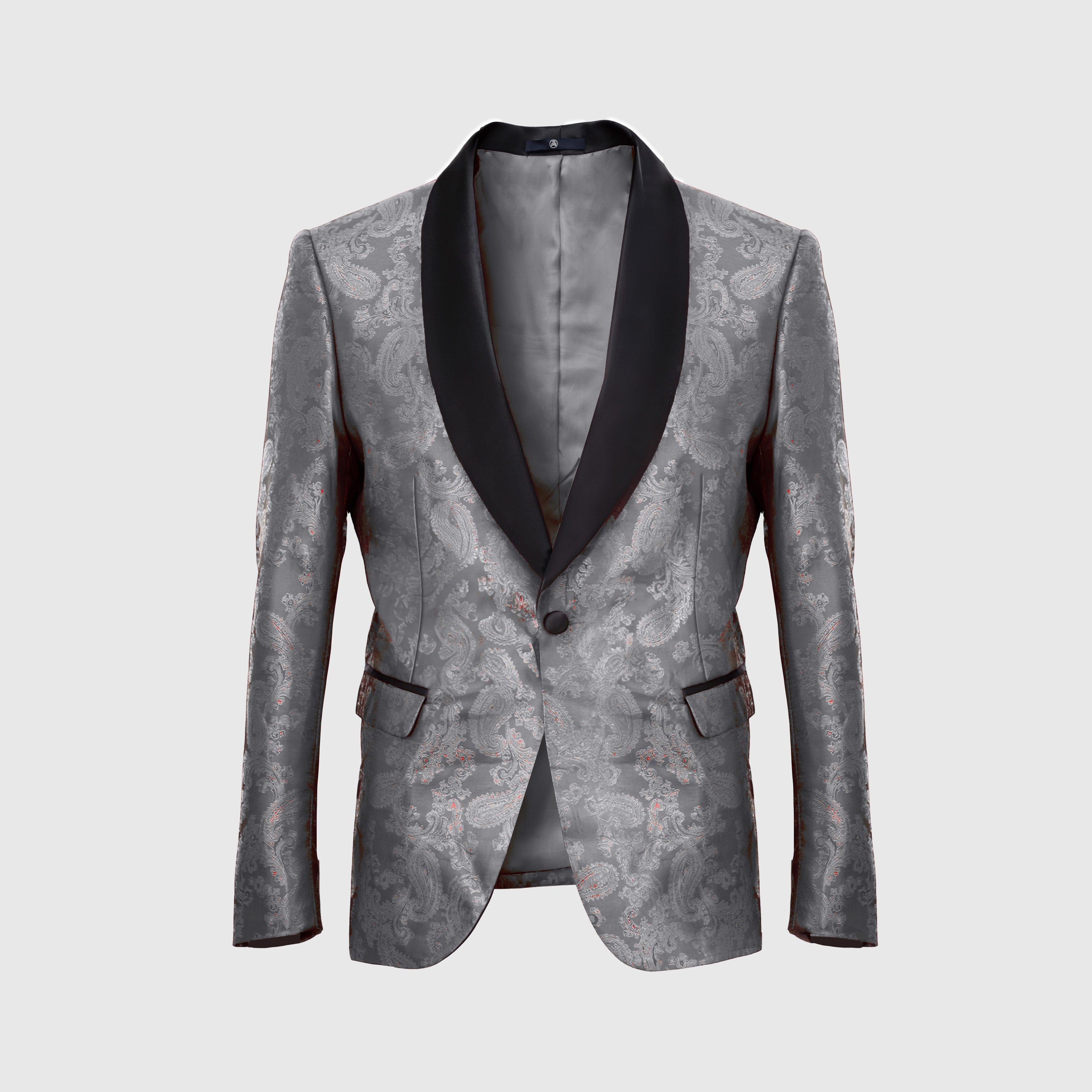 Paisley Tuxedo Slim Fit Formal Suit