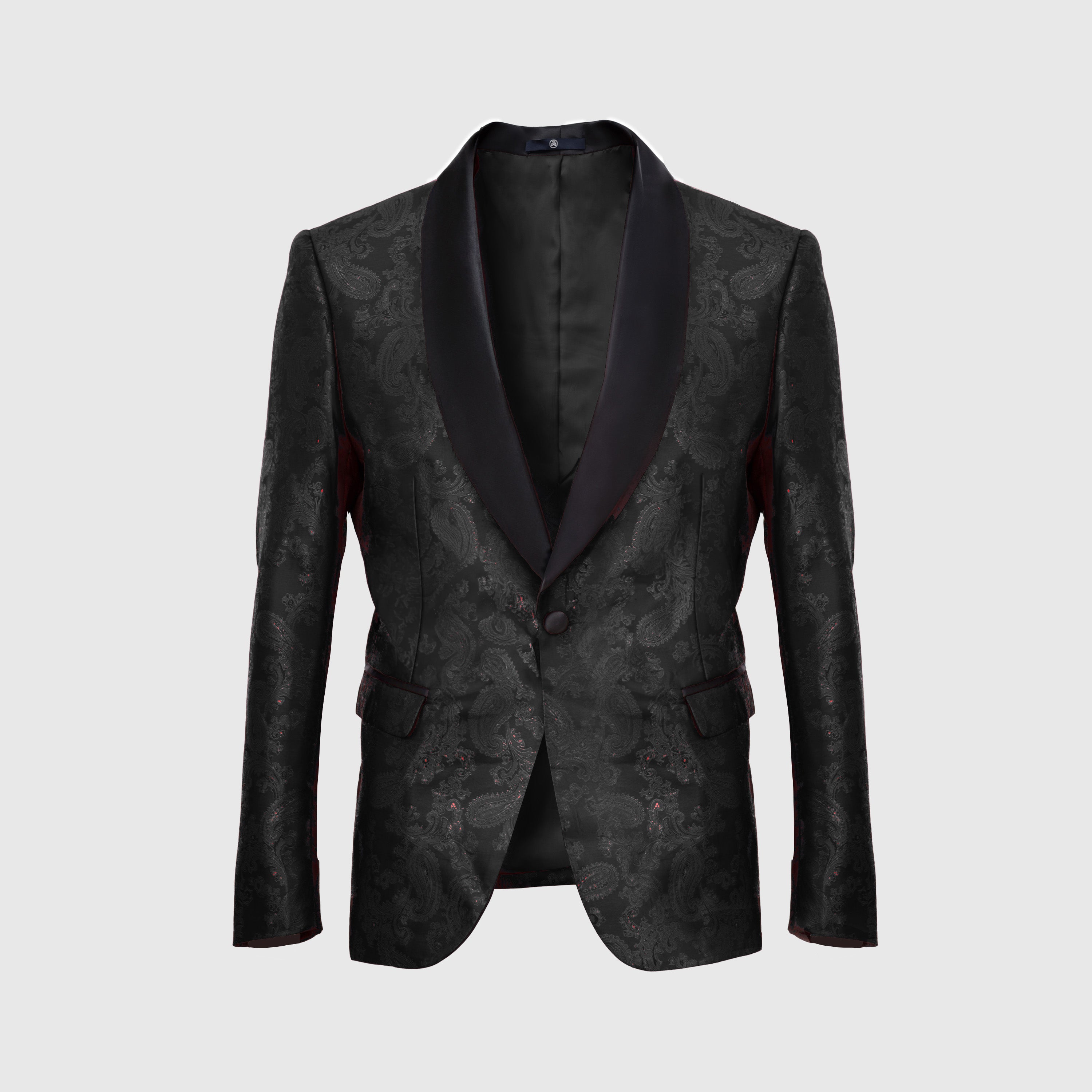 Paisley Tuxedo Slim Fit Formal Suit