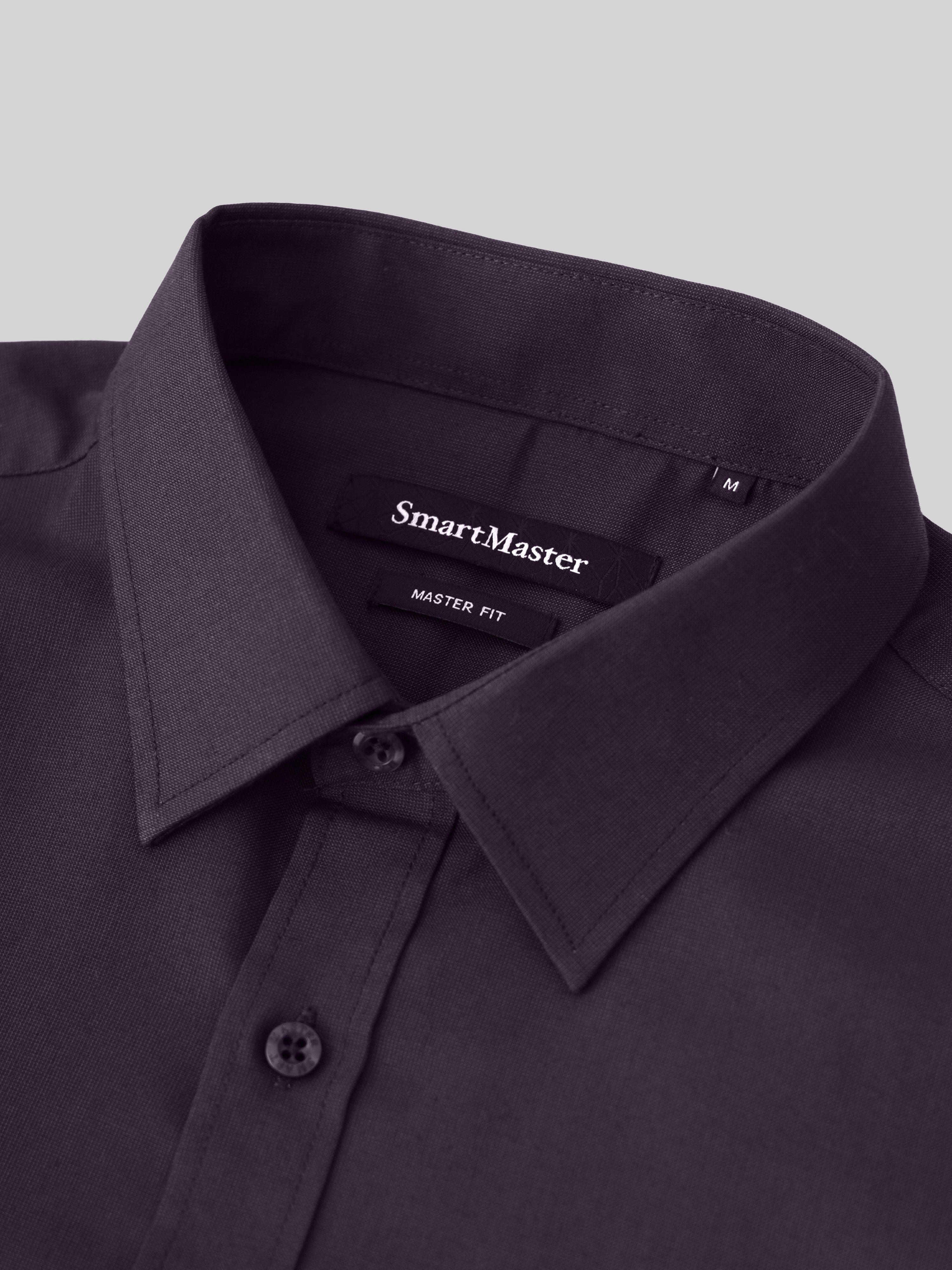 Charcoal Cotton Formal Shirt Regular Fit
