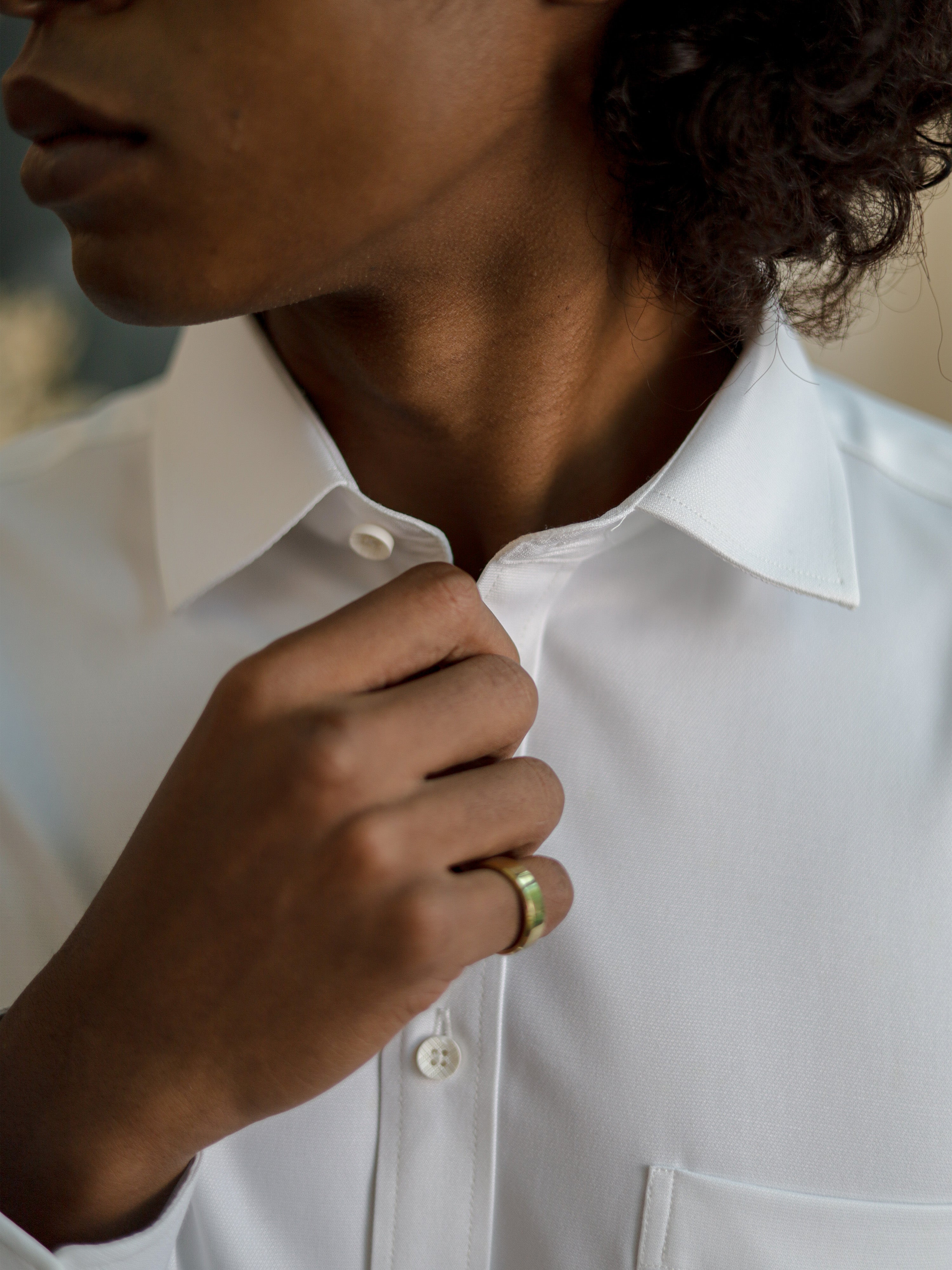 Regular Fit Formal Shirt Off White