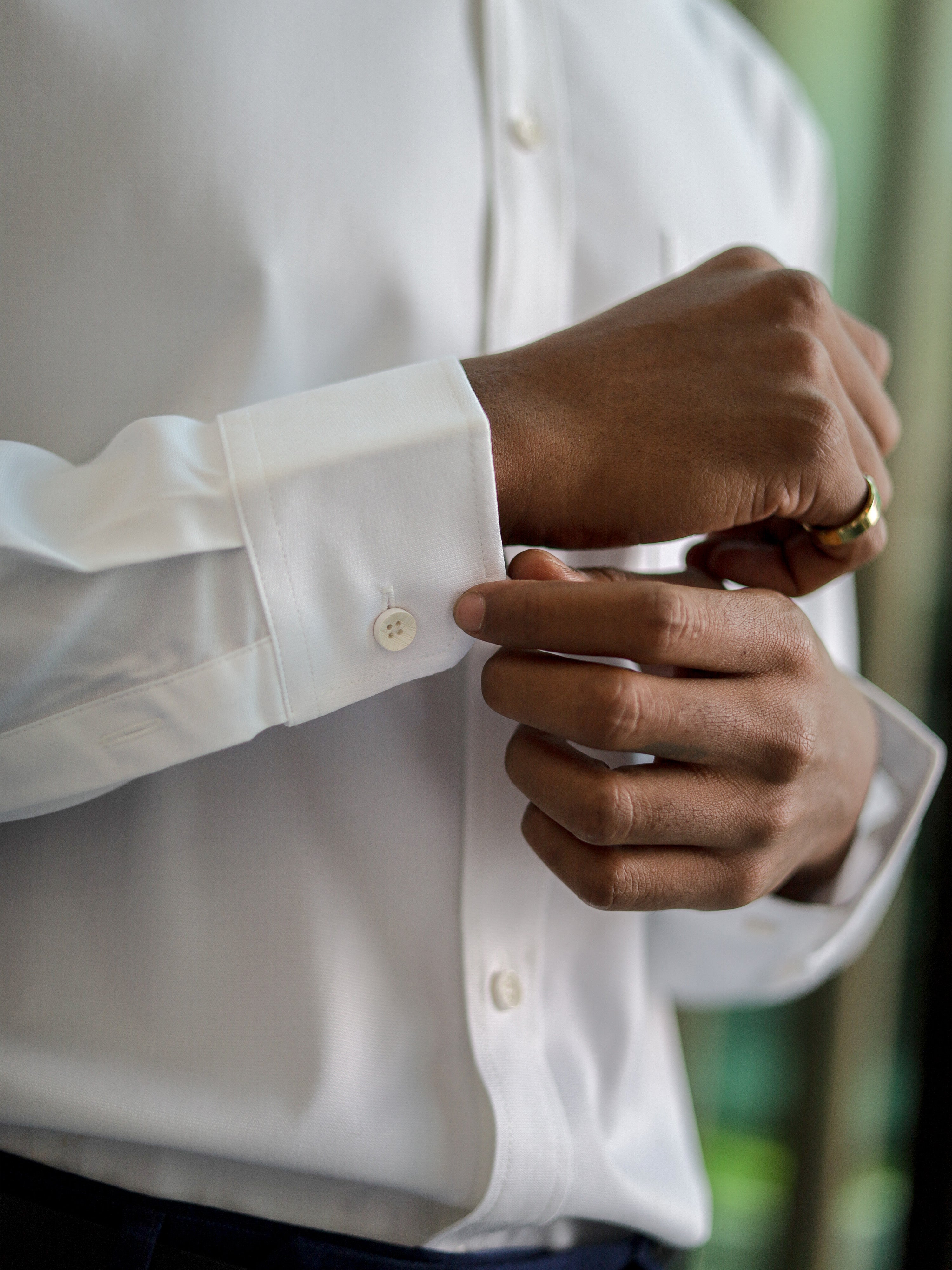 Regular Fit Formal Shirt Off White