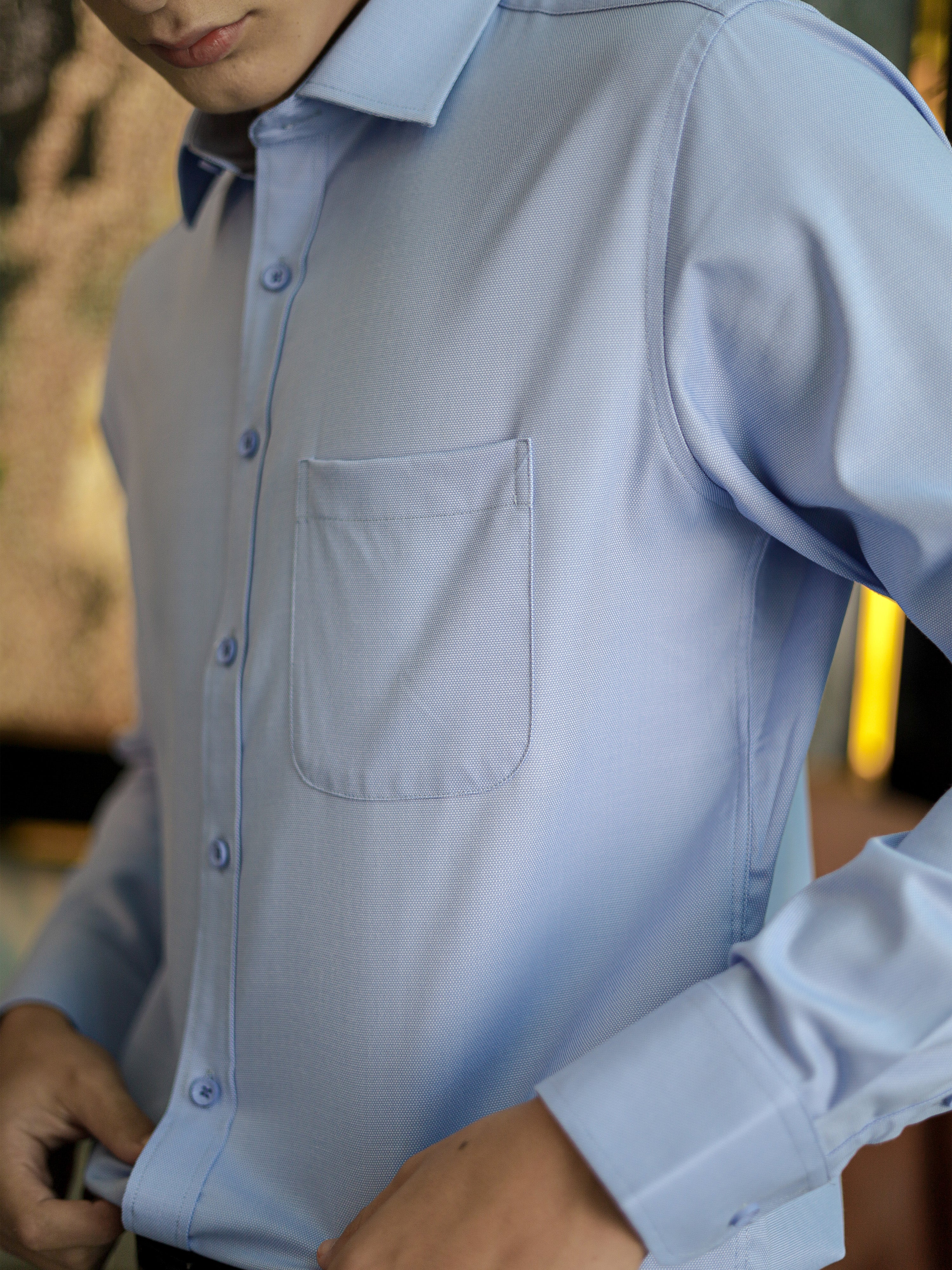 Regular Fit Formal Shirt Light Blue