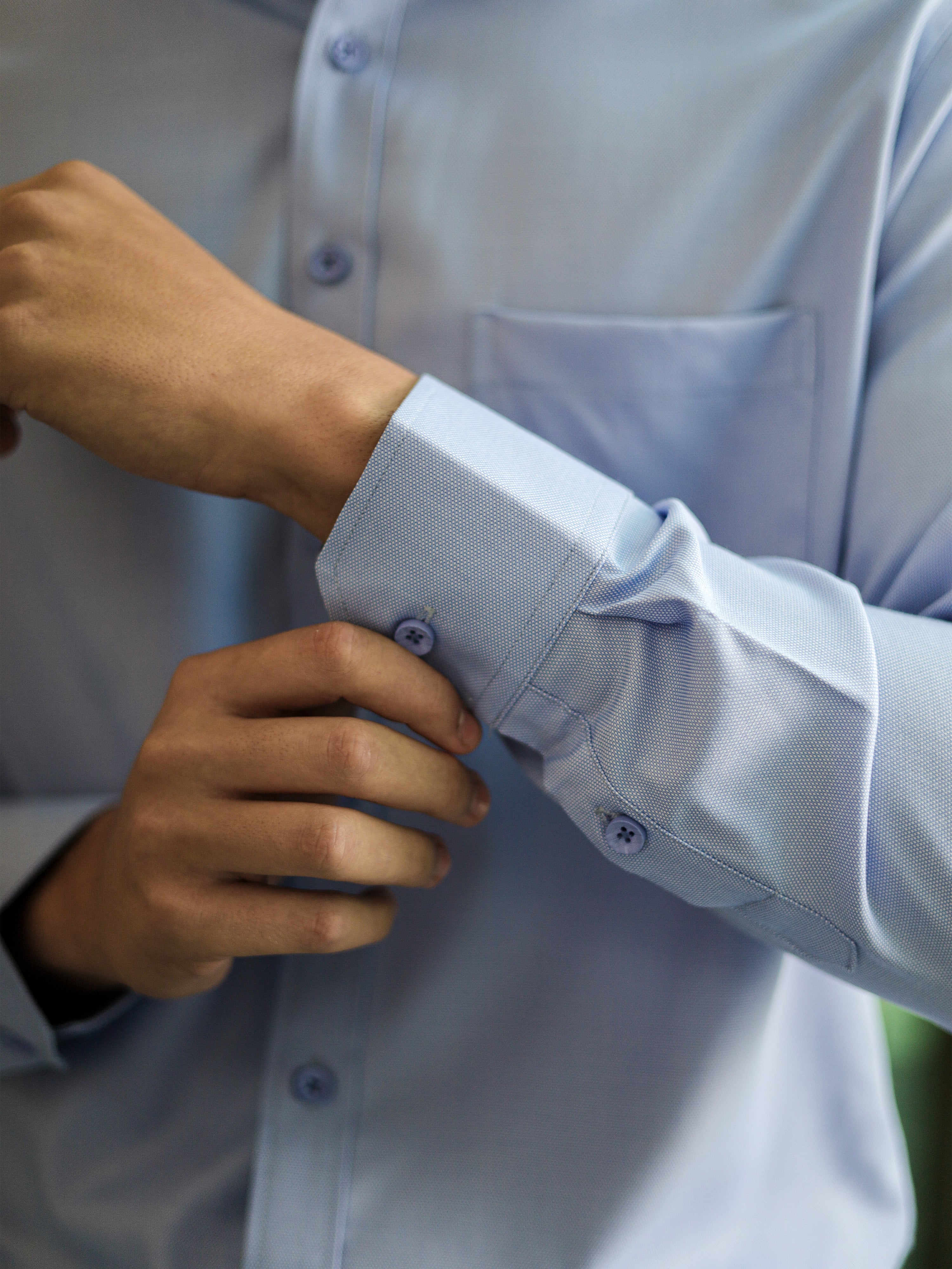 Regular Fit Formal Shirt Light Blue