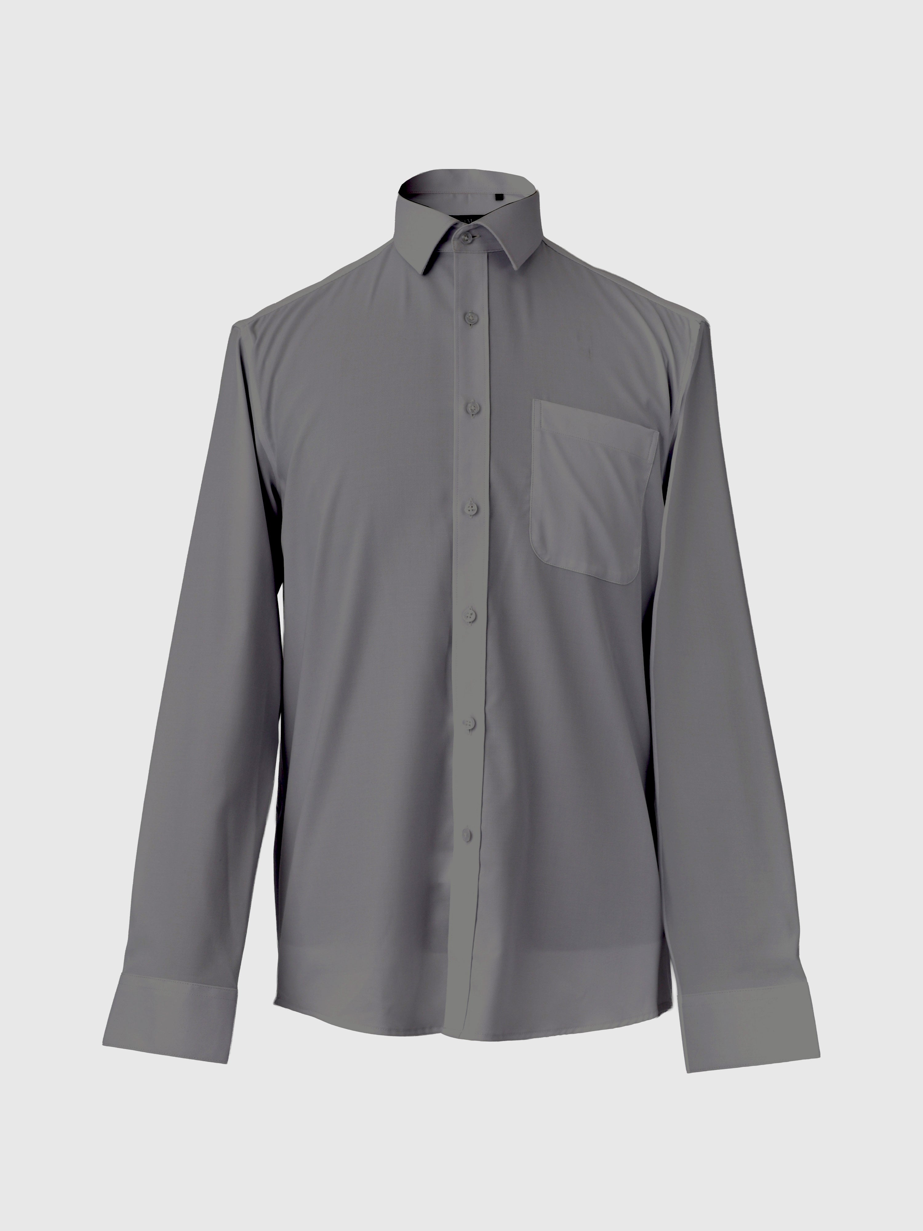 Regular Fit Formal Shirt Grey