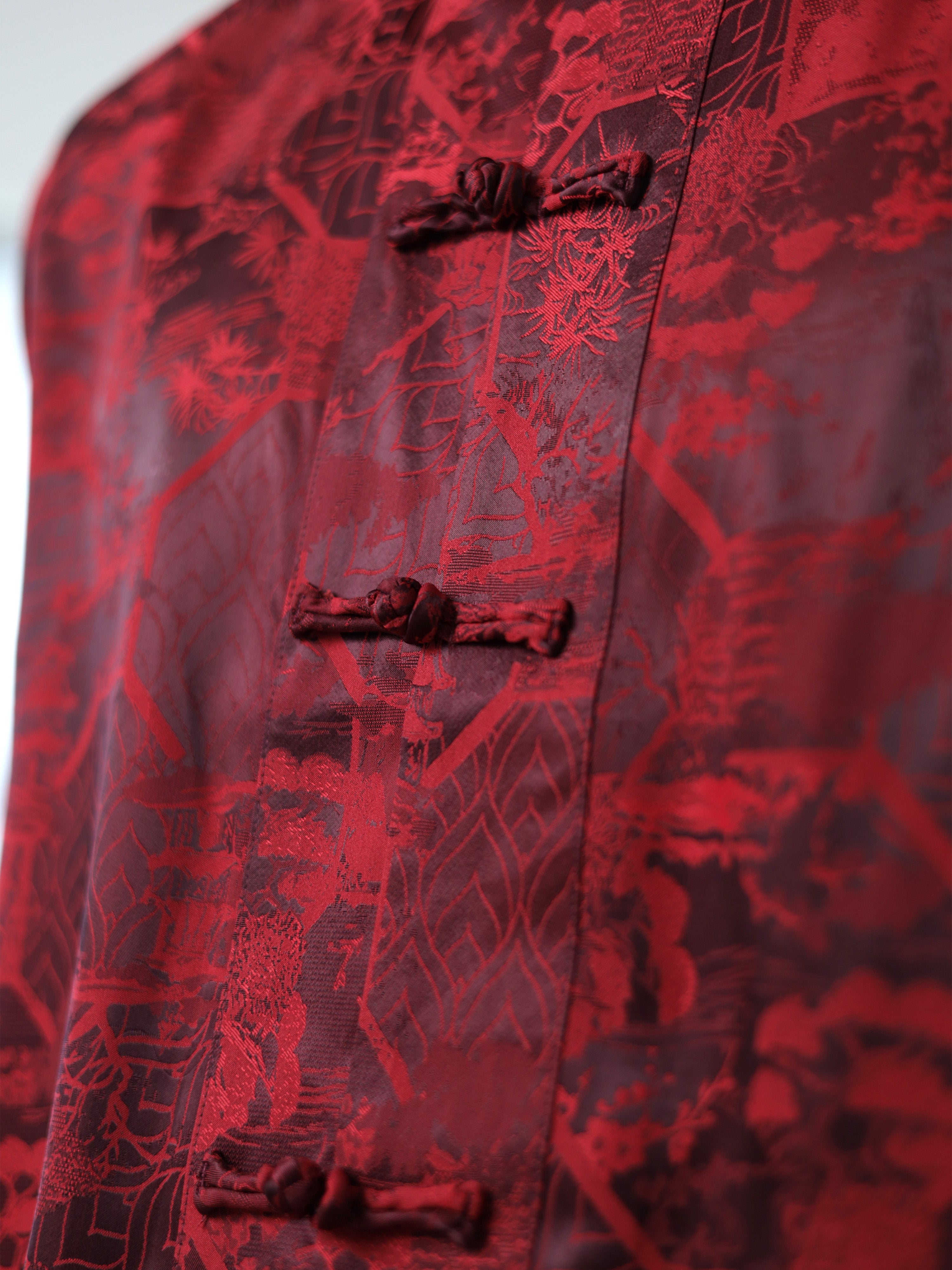 Batik Carmine Tang Shirt