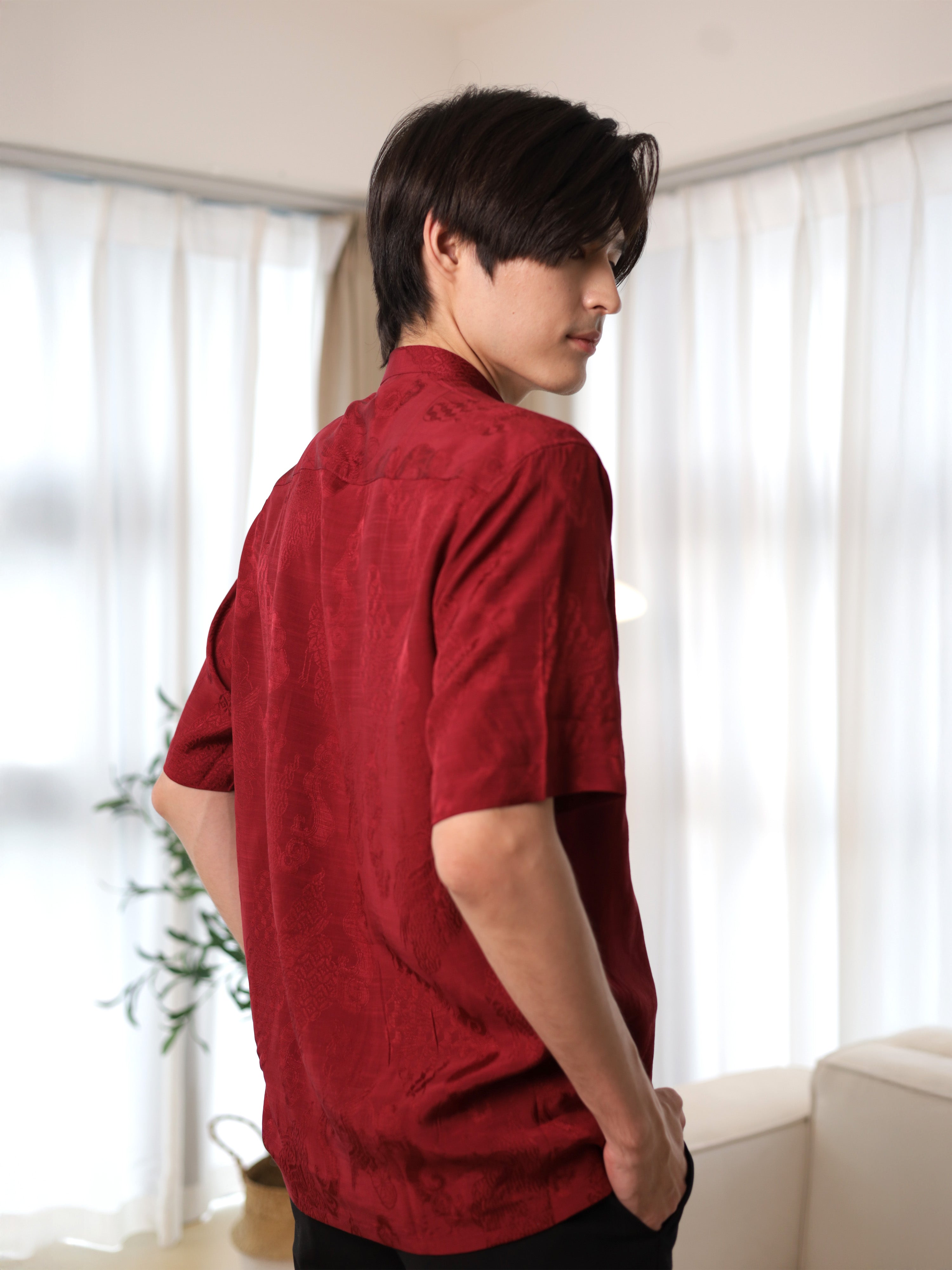 Dragoncade Tang Shirt in Red