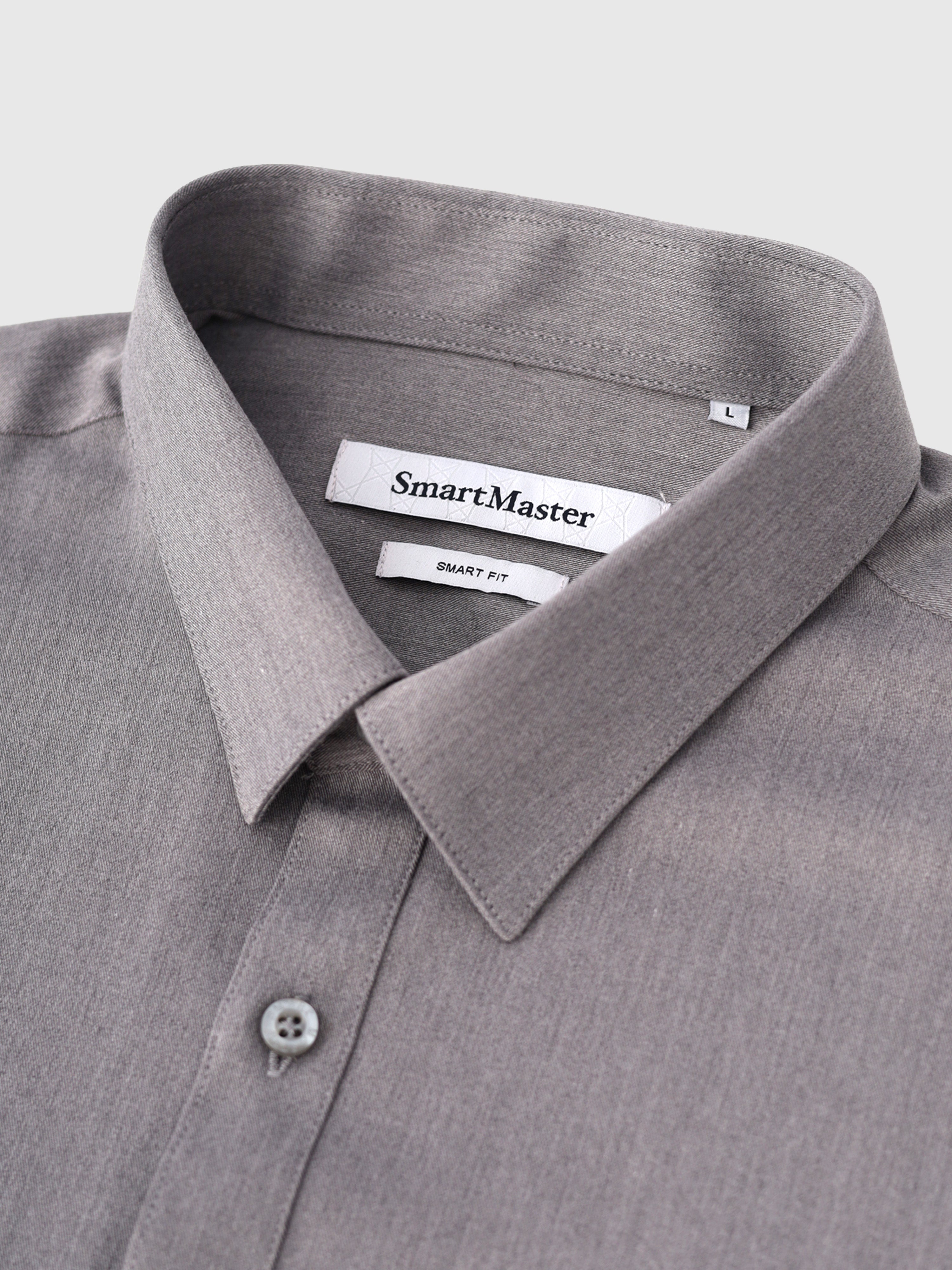 Slim Fit Formal Shirt Grey