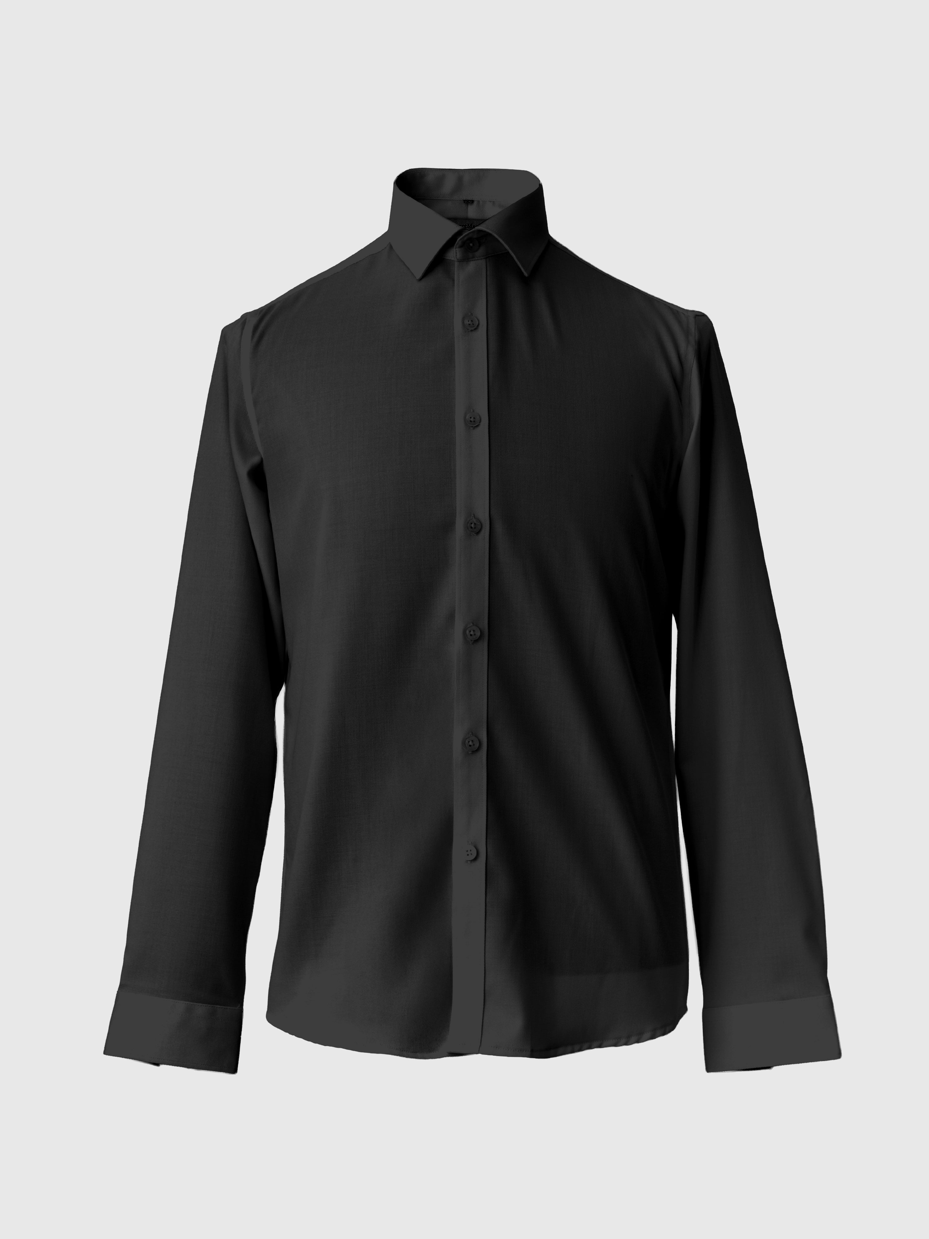 Classic Skinny Fit Shirt Black