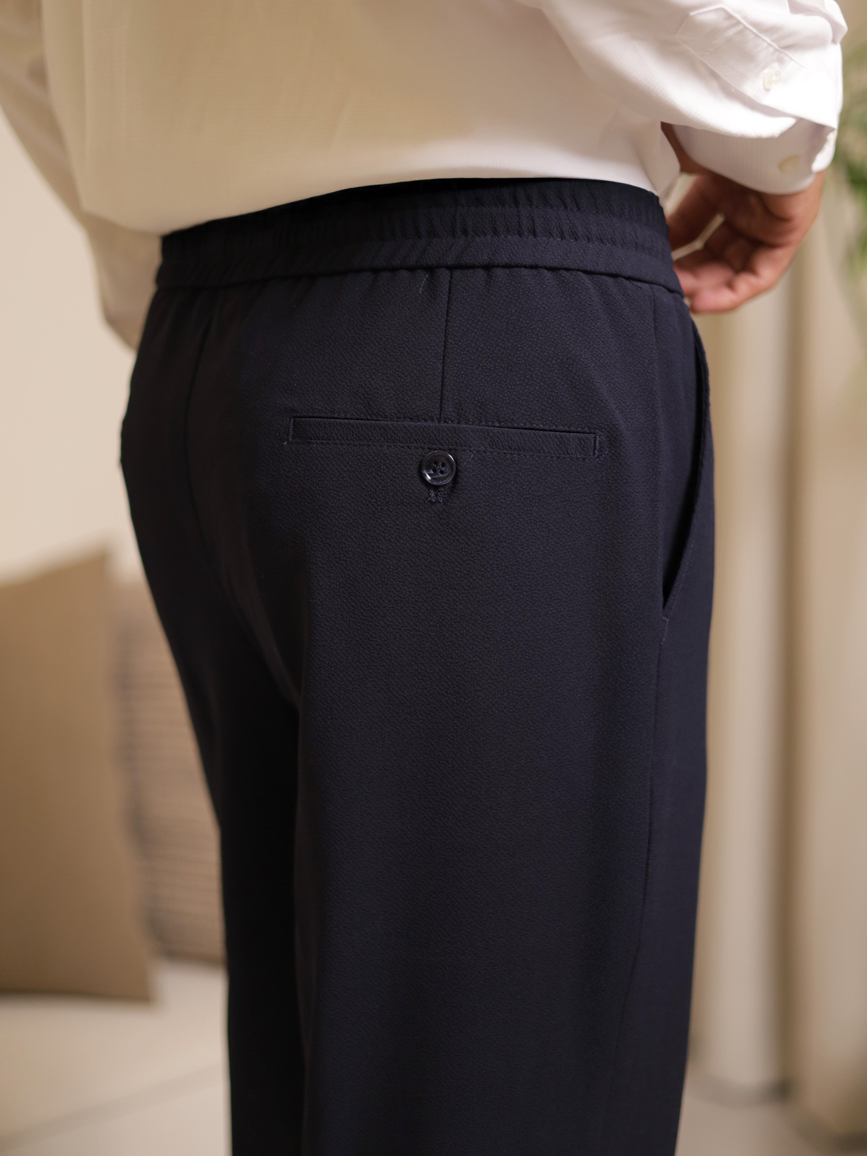 Neapolitan Trousers in Dark Blue