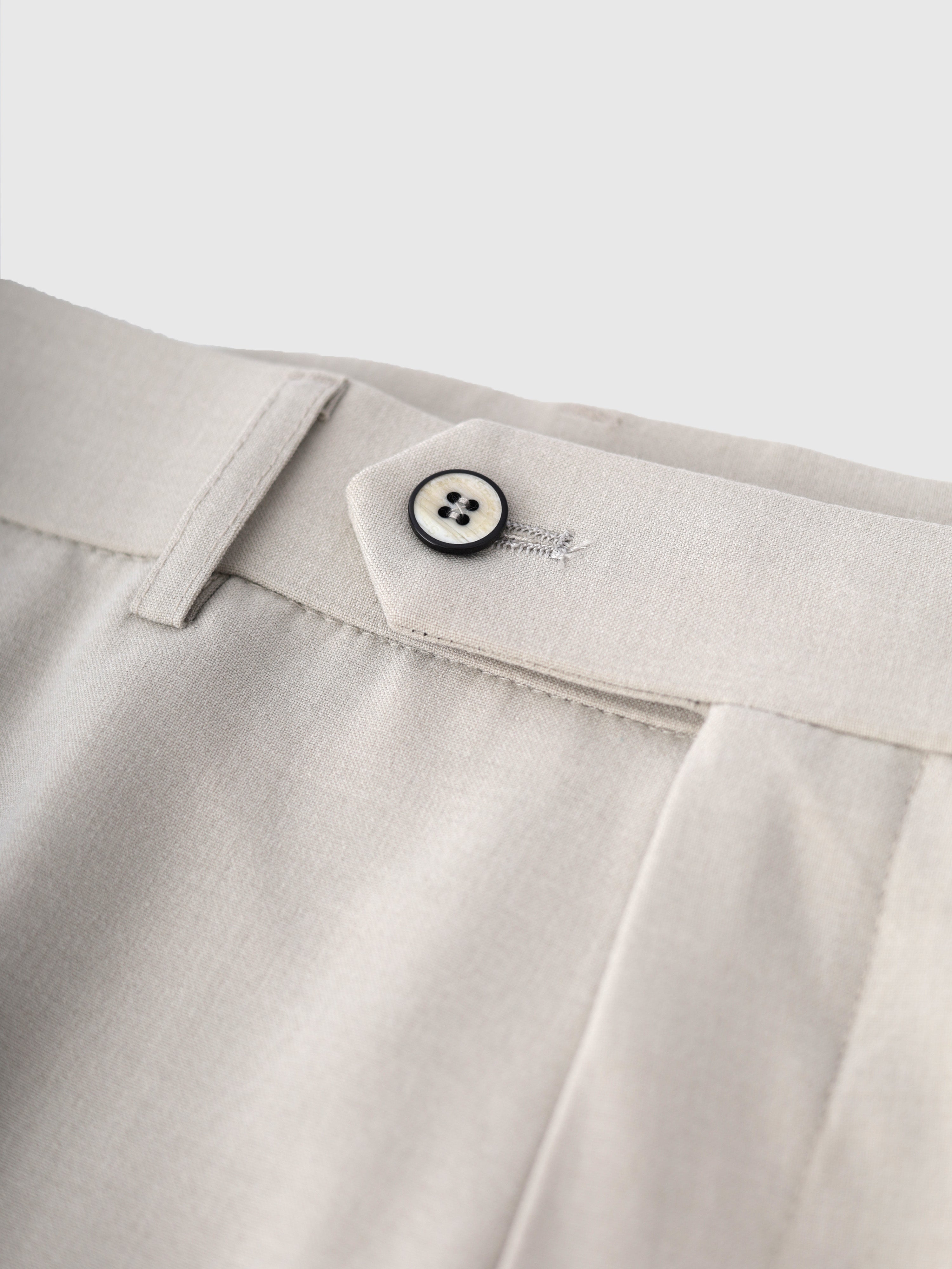 Beige Trousers Skinny Fit