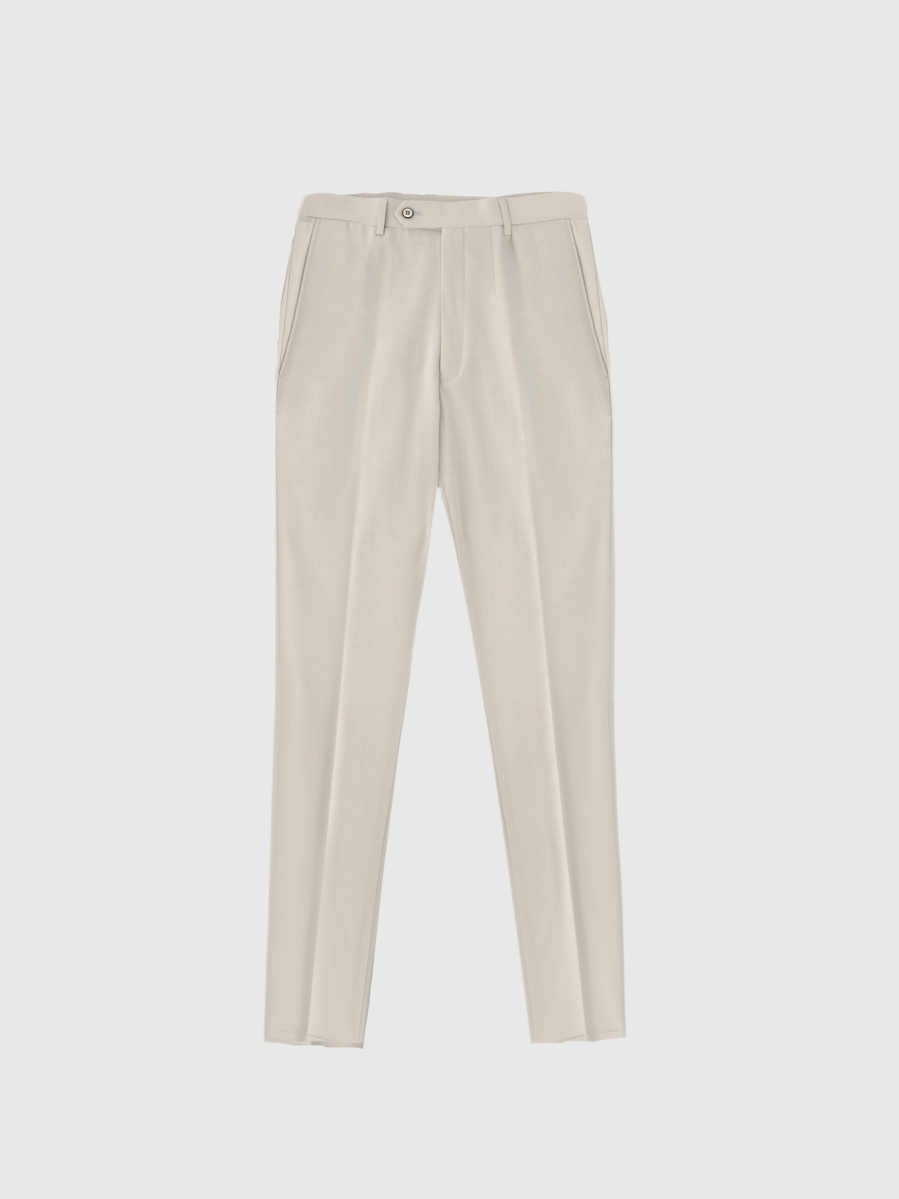 Beige Trousers Skinny Fit