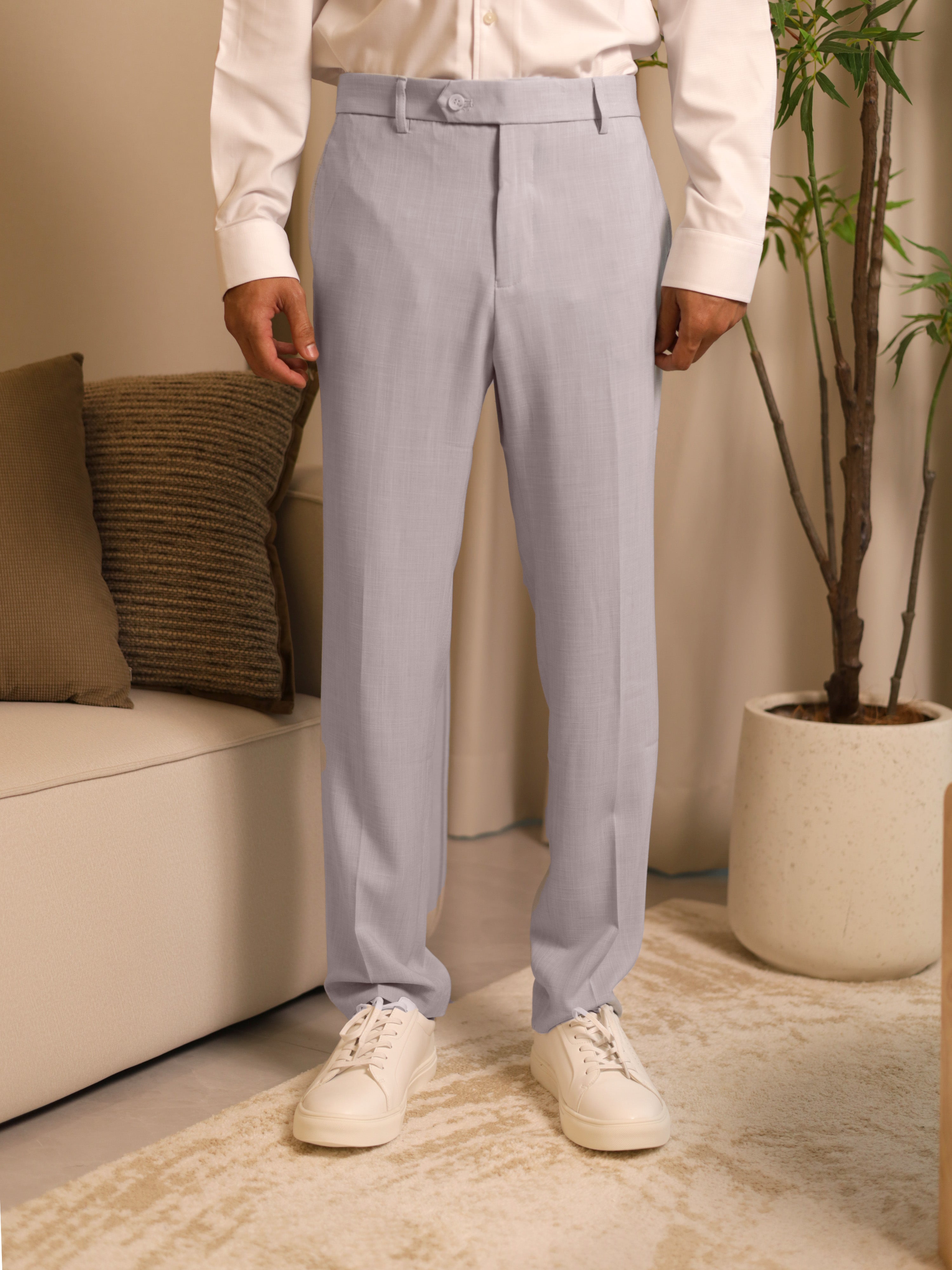 Neapolitan Formal Trousers in Light Blue