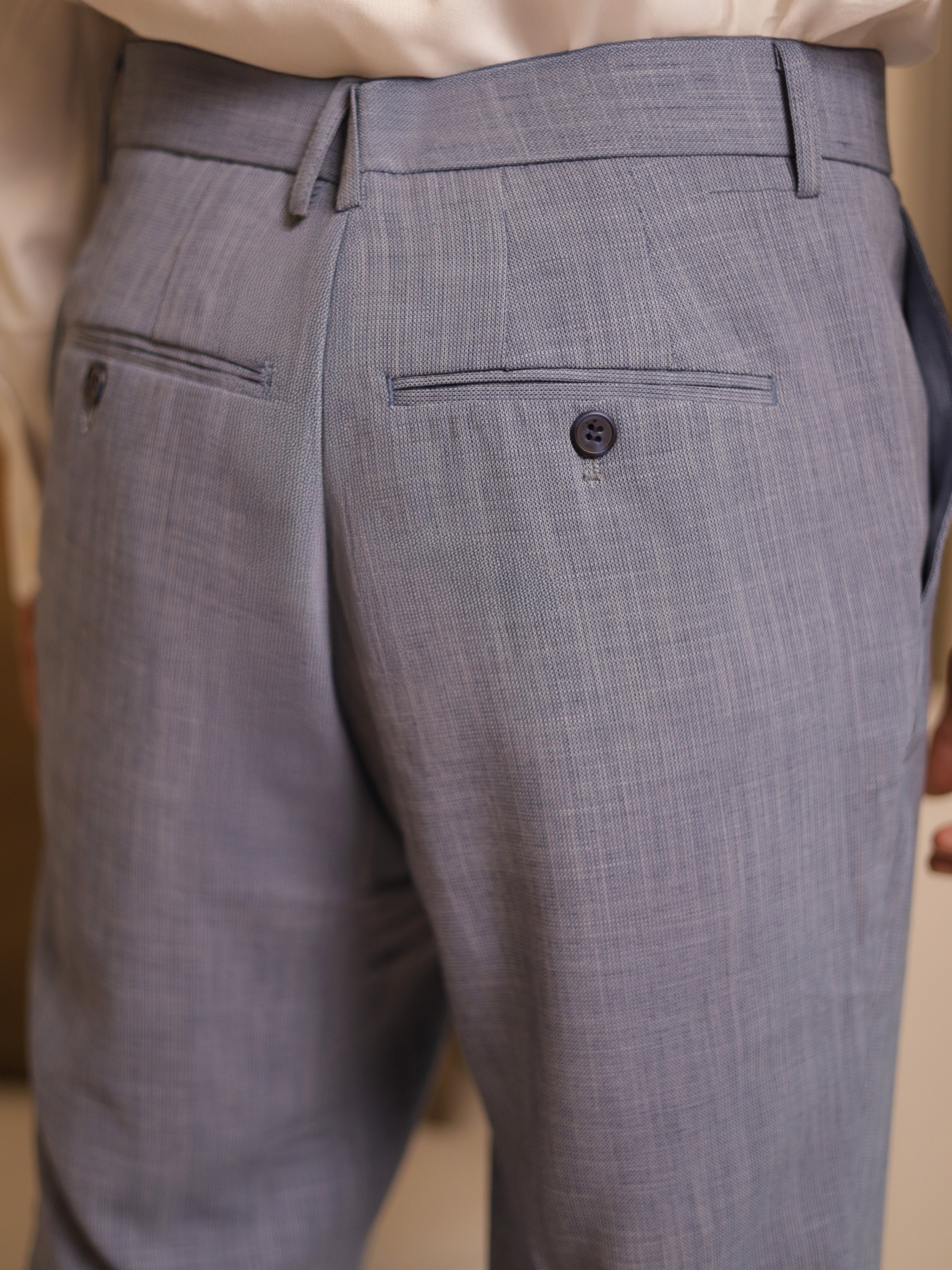 Neapolitan Formal Trousers in Blue