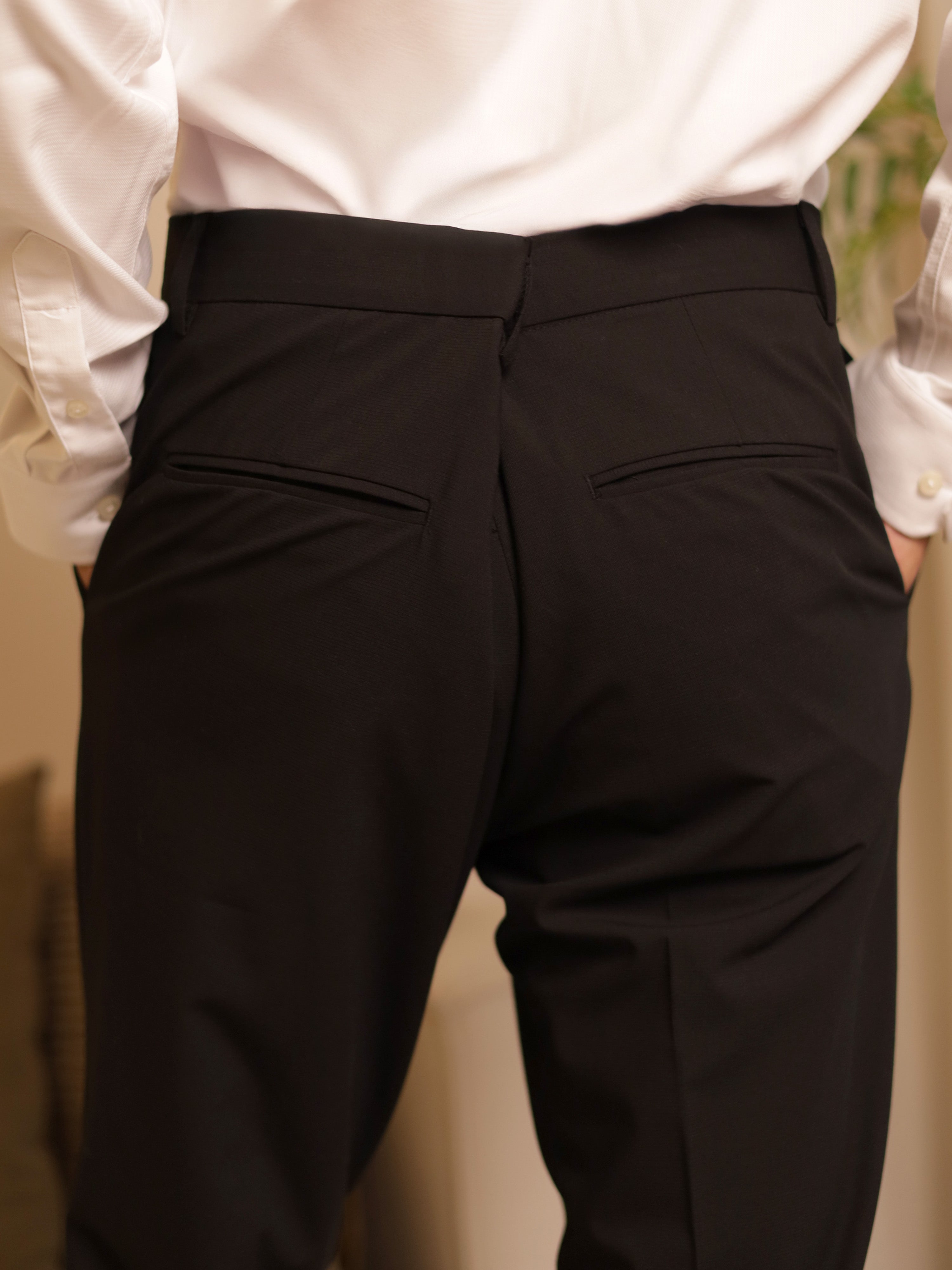 Neapolitan Formal Trousers in Black