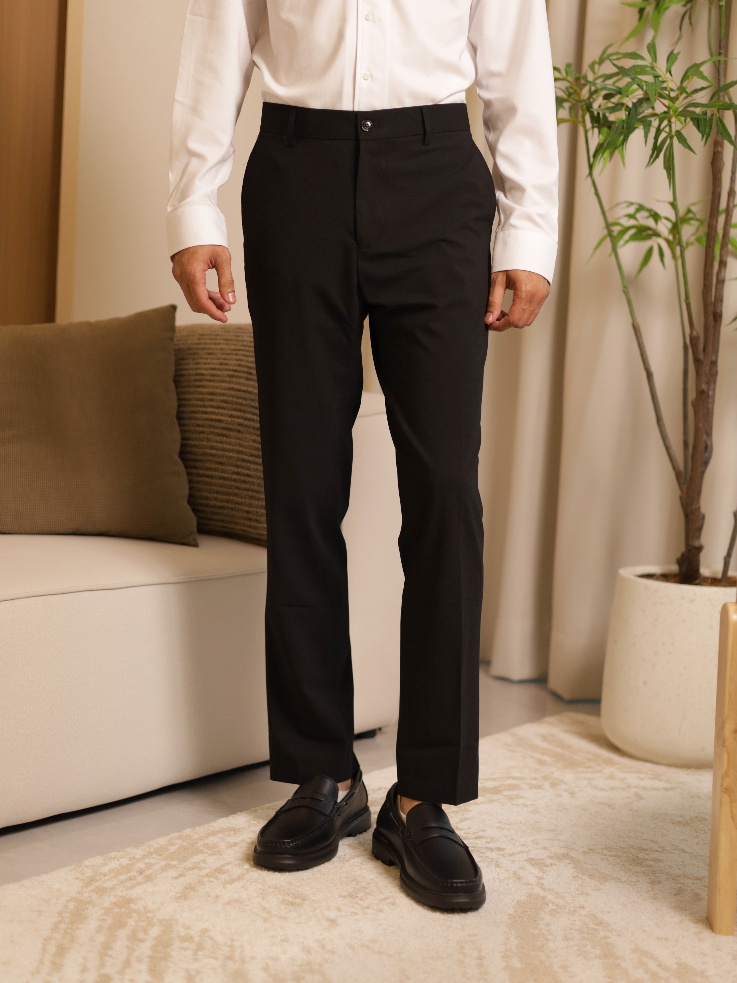 Neapolitan Formal Trousers in Black