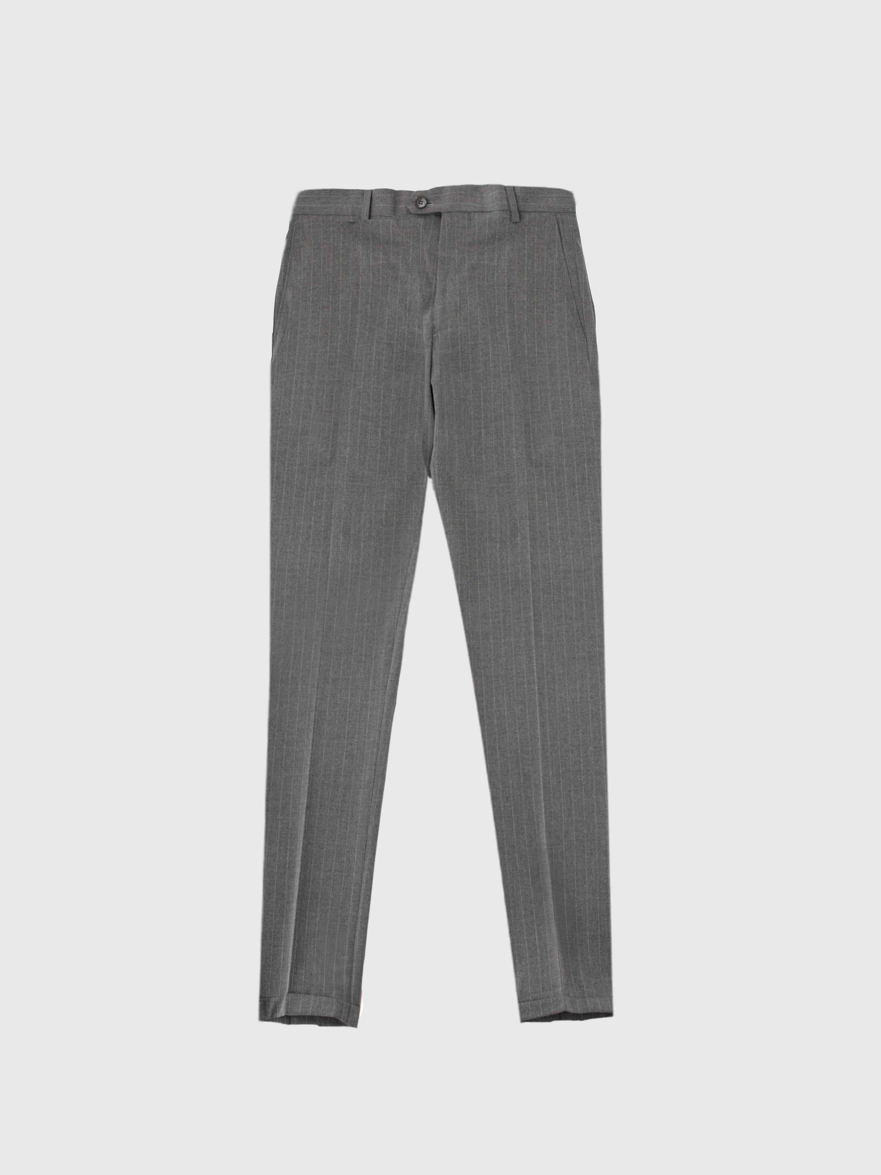 Pinstripe Grey Trousers