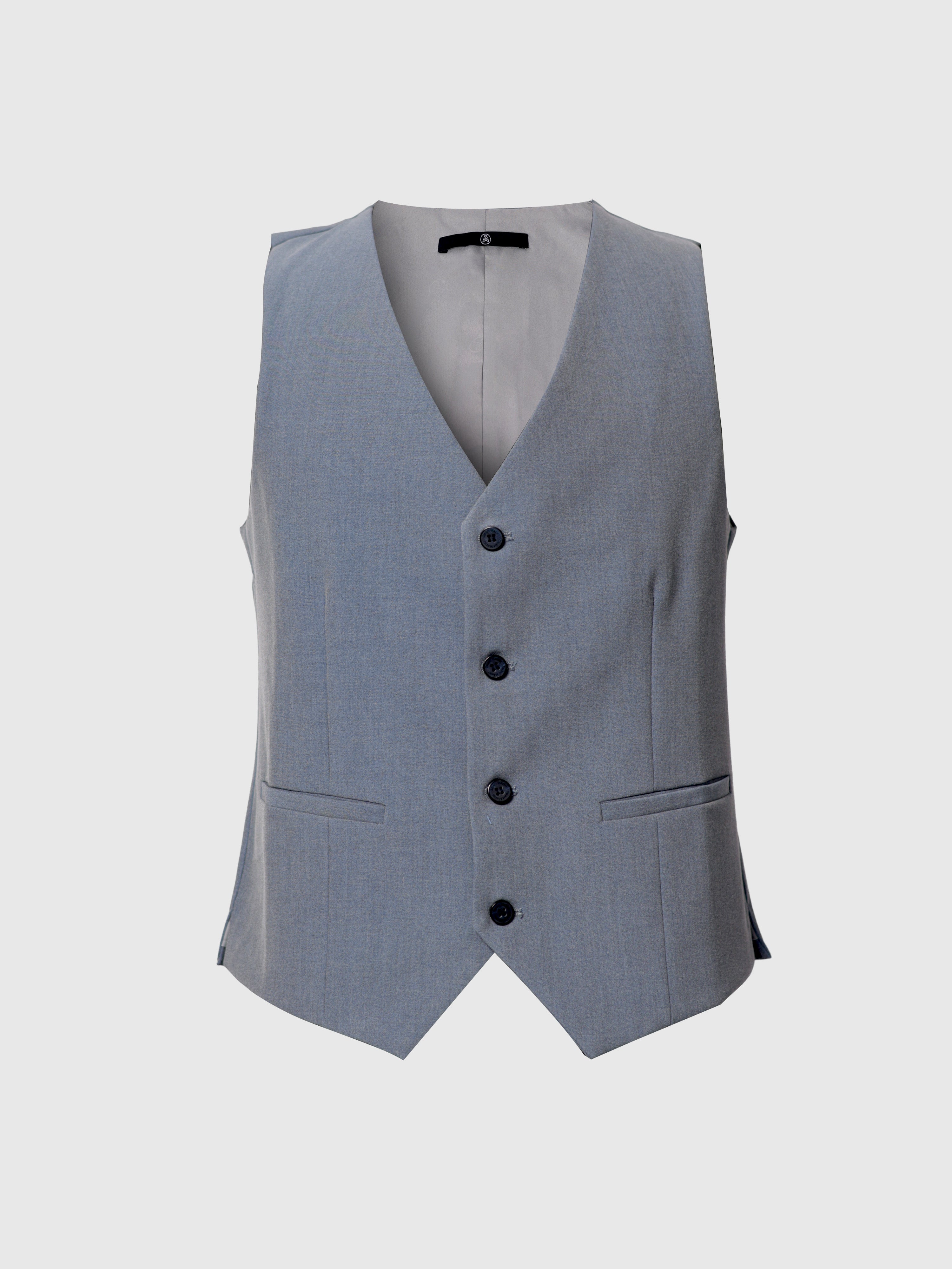 Formal vest Blue Skinny Fit
