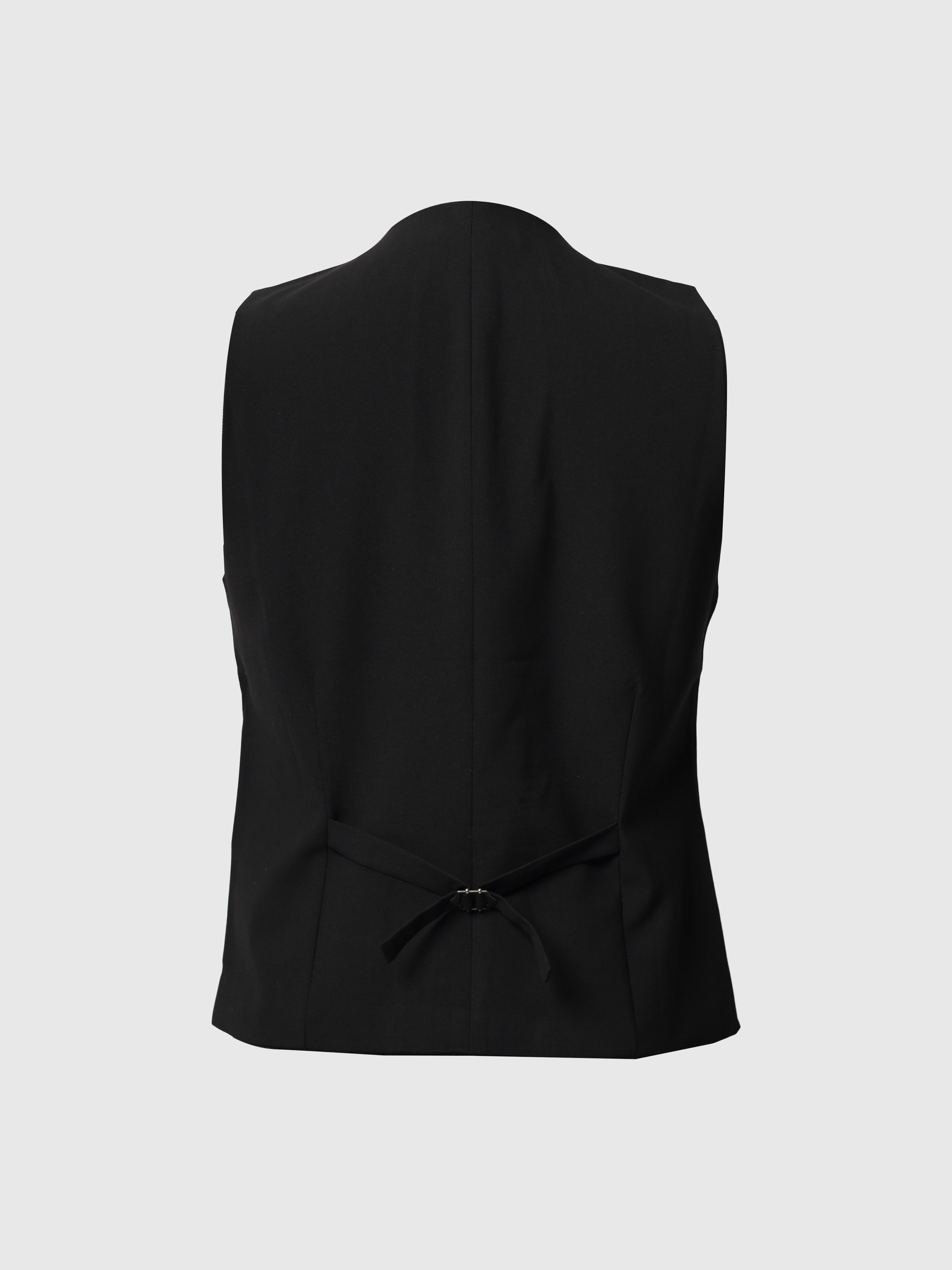 Formal vest Black Skinny Fit