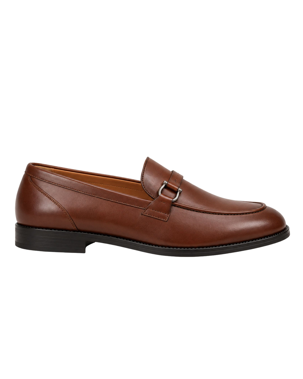 Horsebit Loafers in Medium Brown