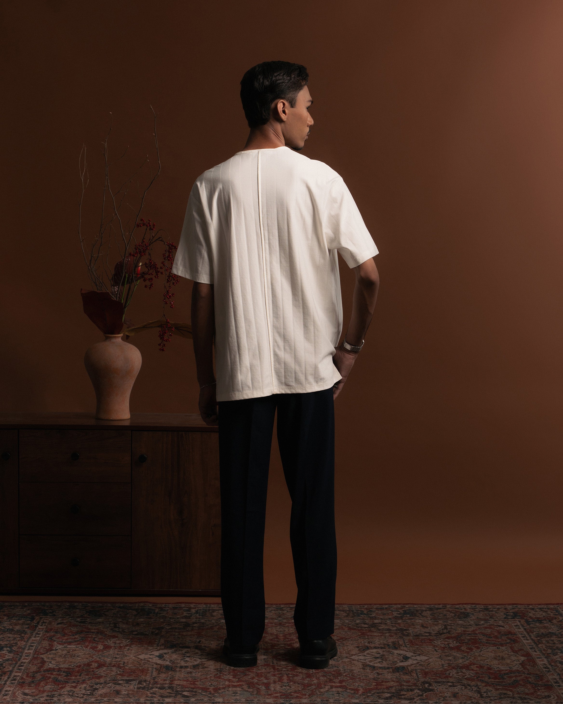 Plain Kurta Shirt in White