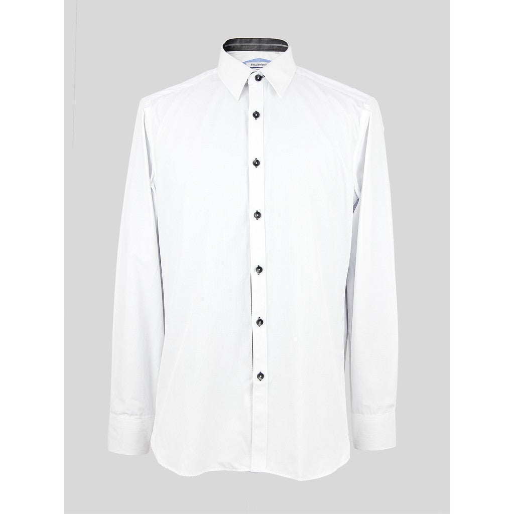SmartMaster Men White Series Cotton Formal Shirt