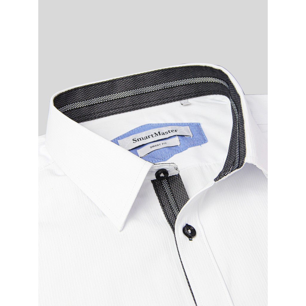 SmartMaster Men White Series Cotton Formal Shirt