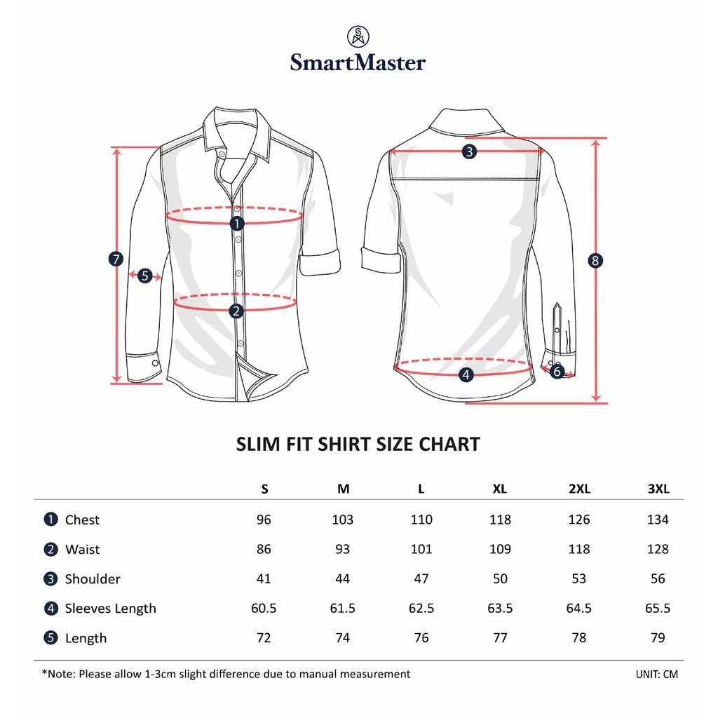 SmartMaster Men White Series Cotton Formal Shirt